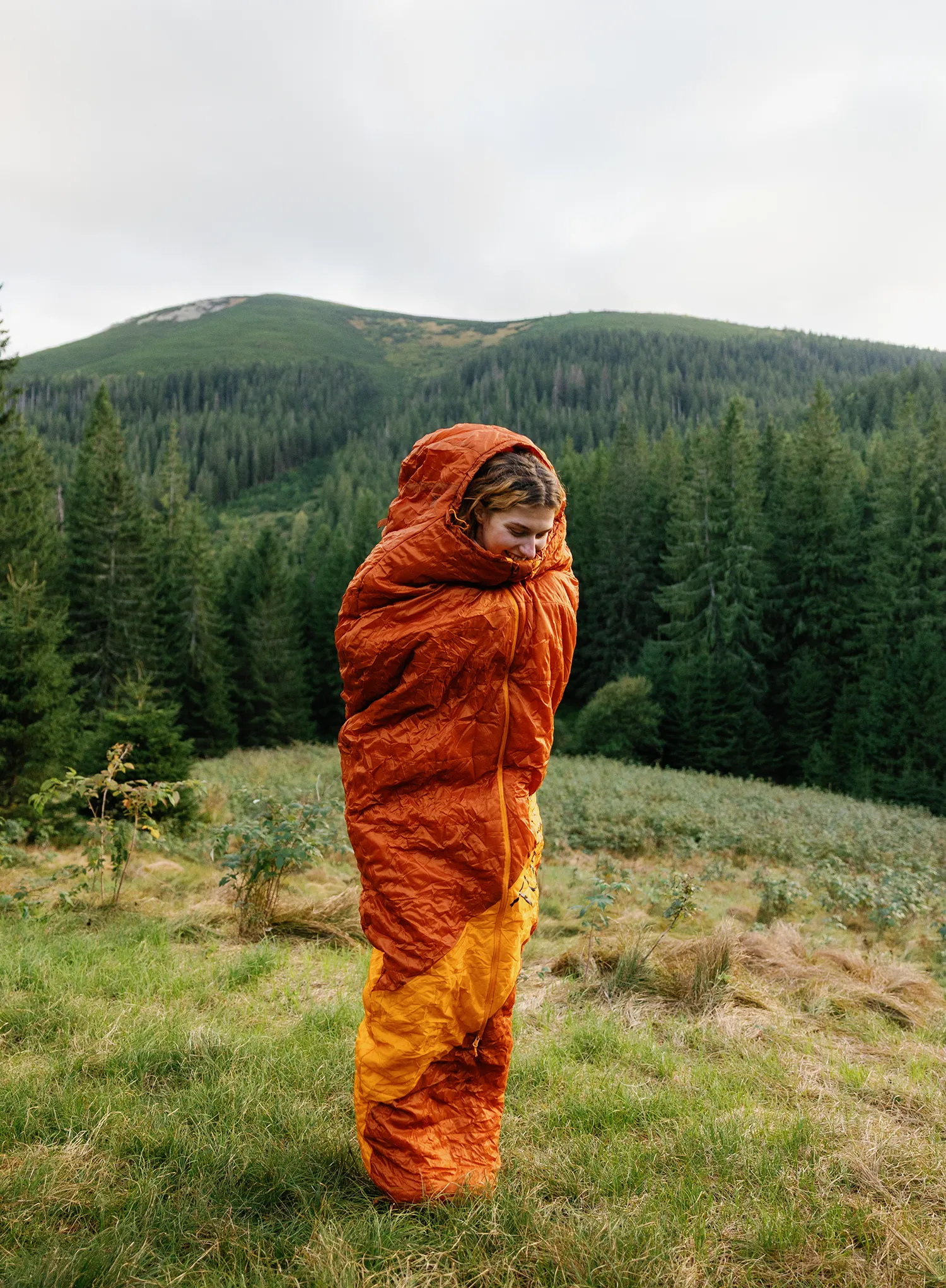 Vreća za spavanje Turbat Vatra 3S Regular 185 cm - cinnamon stick/orange
