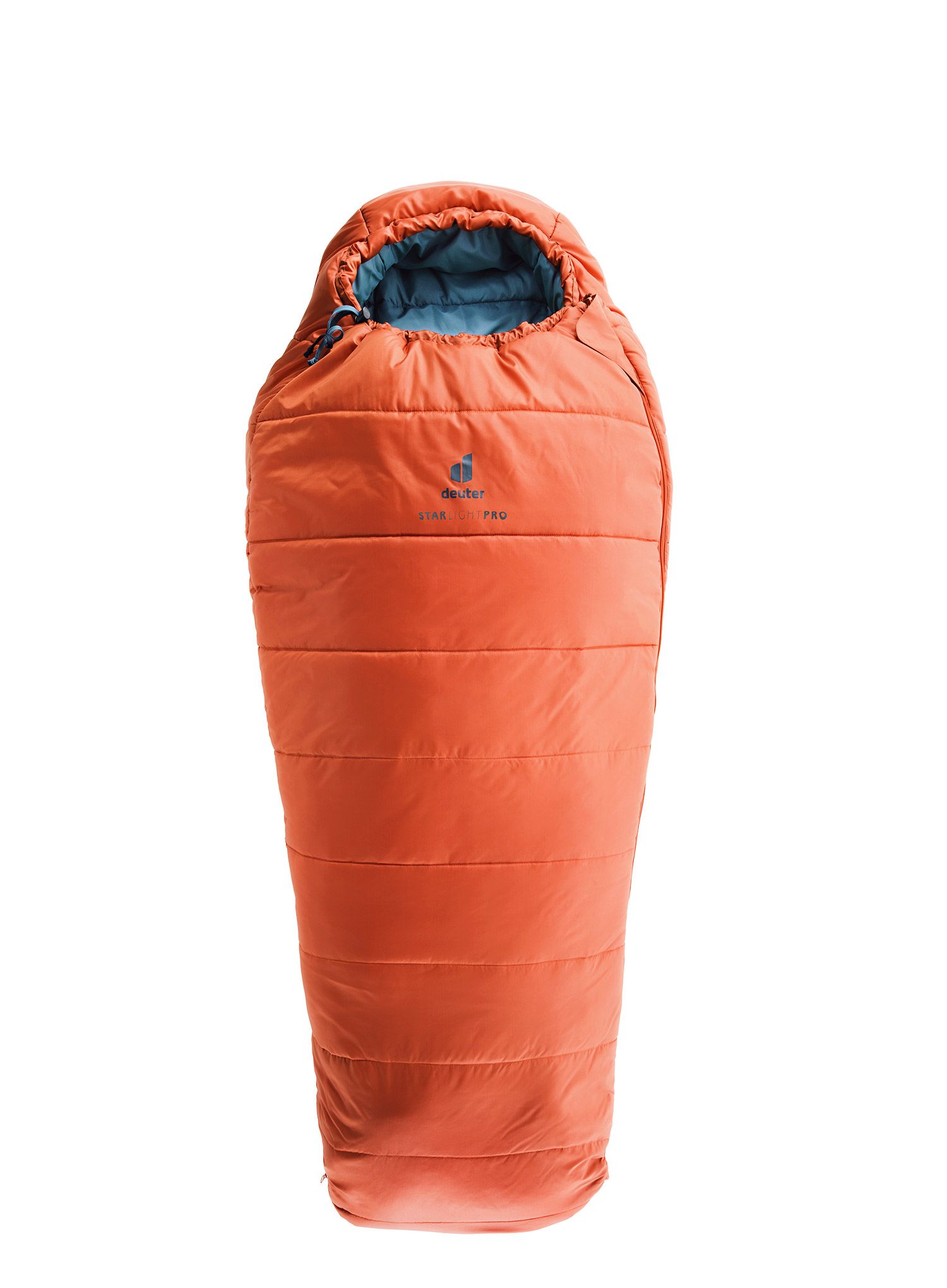 Dječja vreća za spavanje Deuter Starlight Pro (130-170 cm) - paprika/slateblue