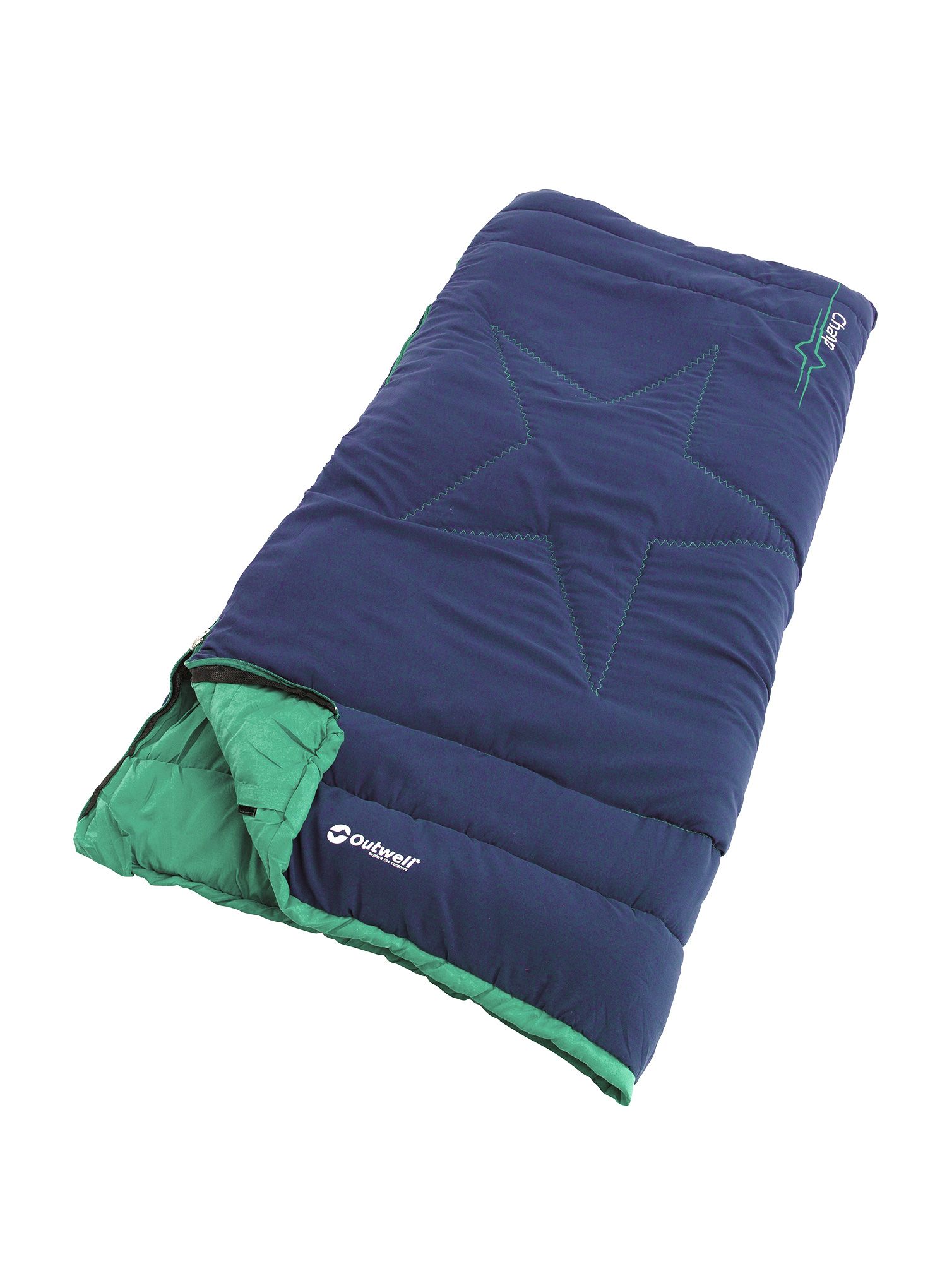 Dječja vreća za spavanje Outwell Champ Kids (130 cm) - ocean blue