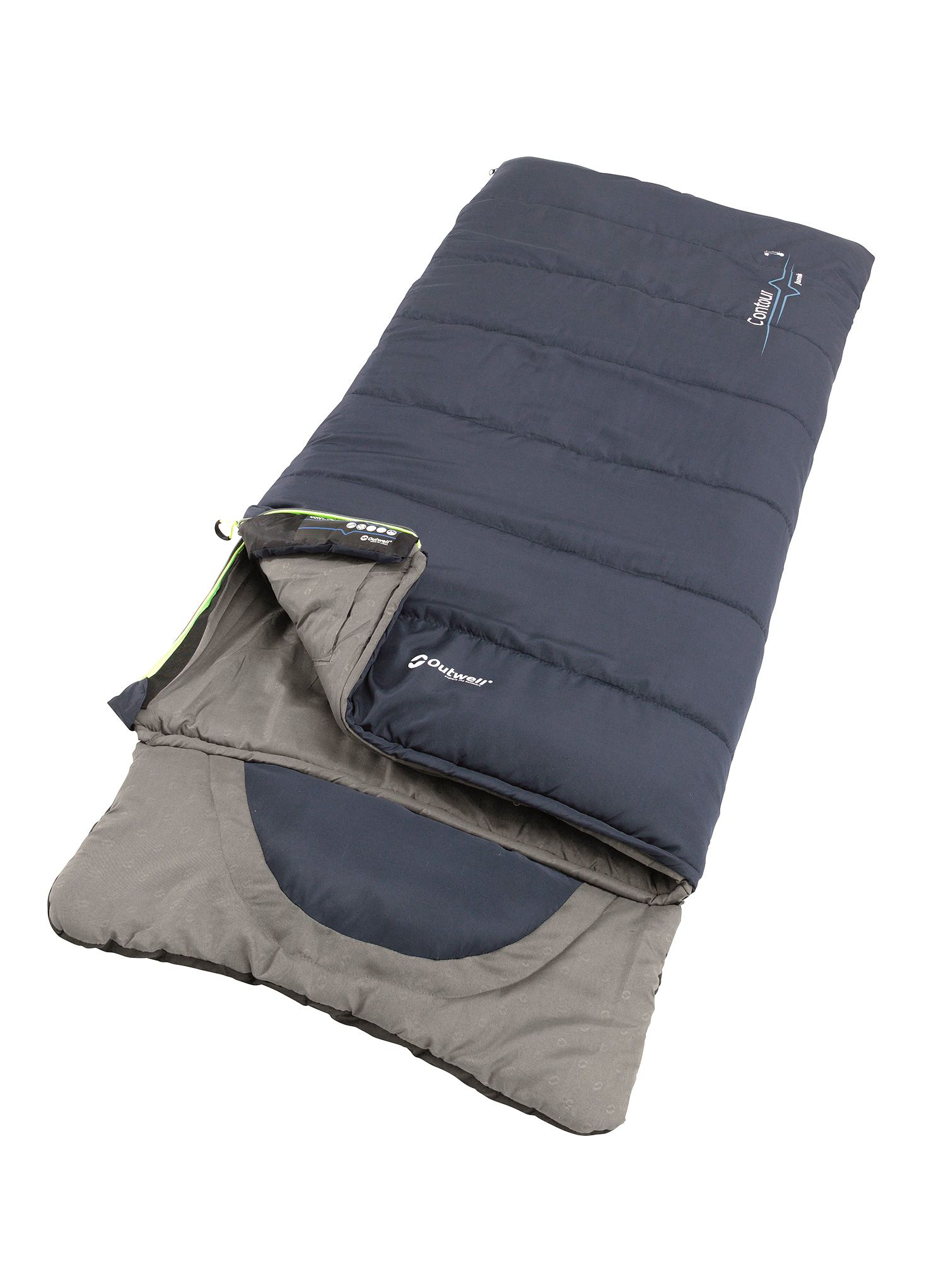 Dječja vreća za spavanje Outwell Contour Junior (140 cm) - deep blue