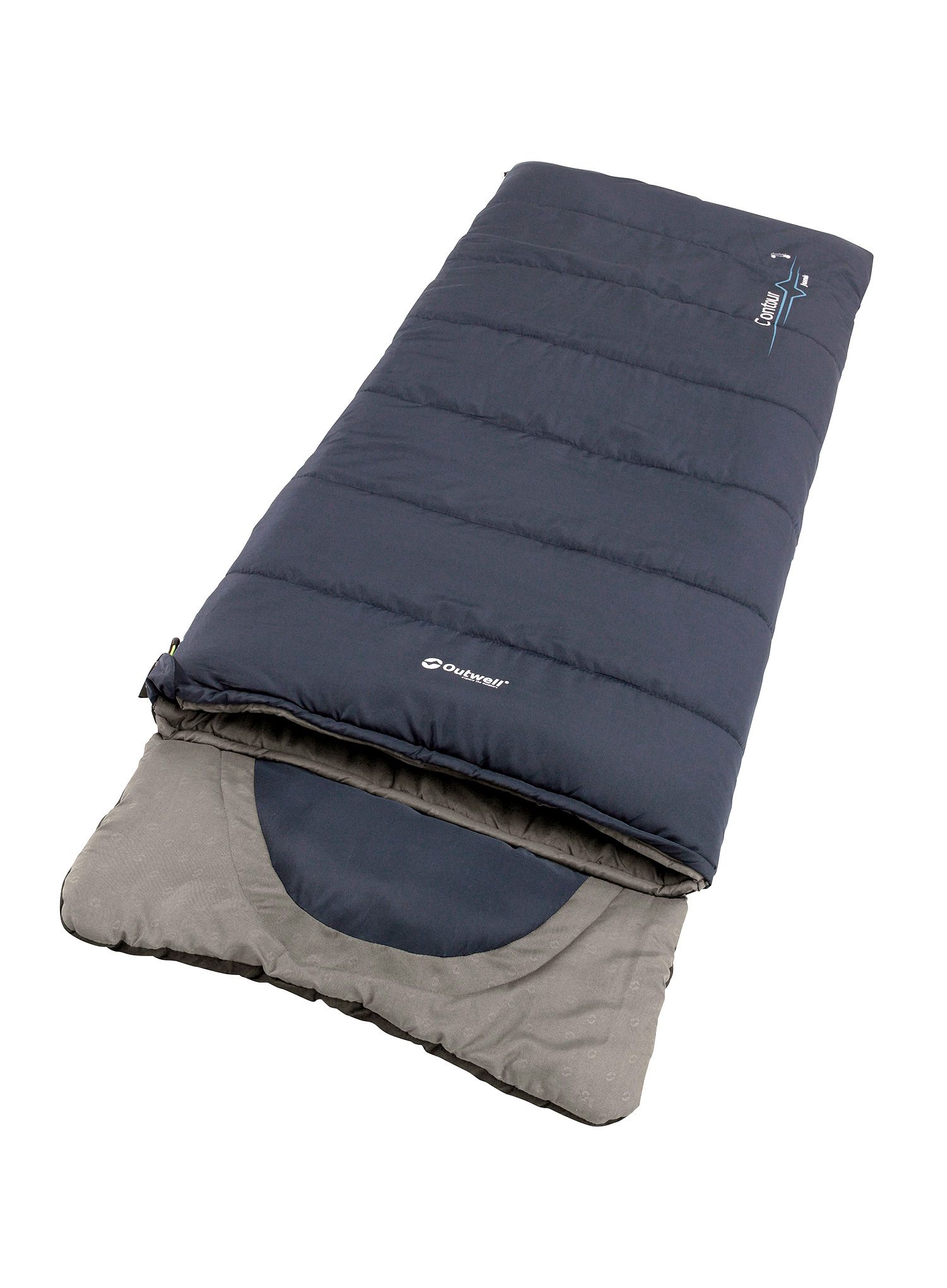 Dječja vreća za spavanje Outwell Contour Junior (140 cm) - deep blue