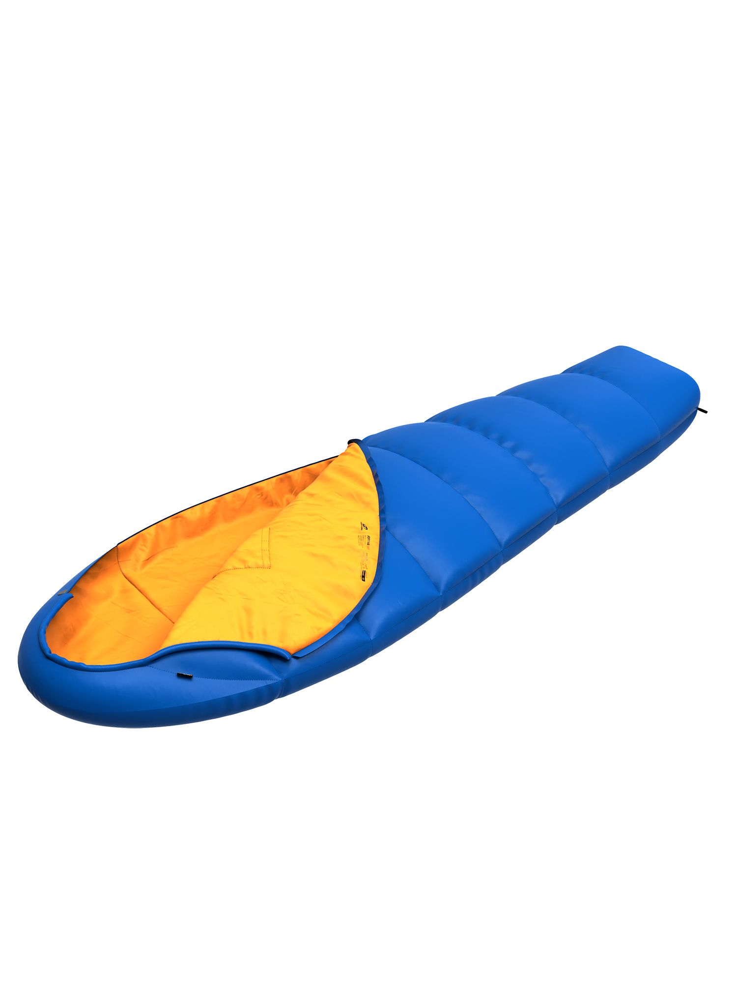 Sintetička vreća za spavanje Hannah Joffre 150 (190 cm) - imperial blue/radiant yellow