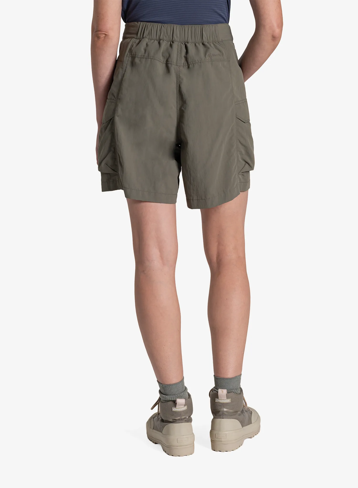 Ženske kratke hlače Craghoppers NosiLife Medina Cargo Short - wild olive