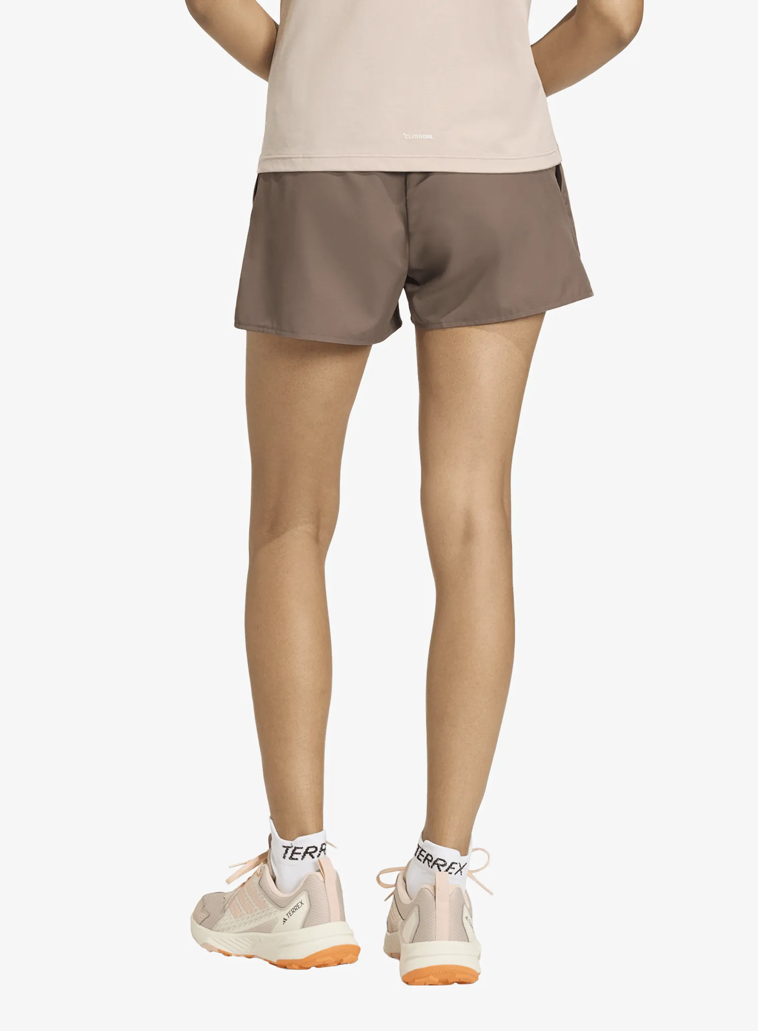 Ženske kratke hlače za trčanje adidas TERREX Multi Light Shorts - trace brown