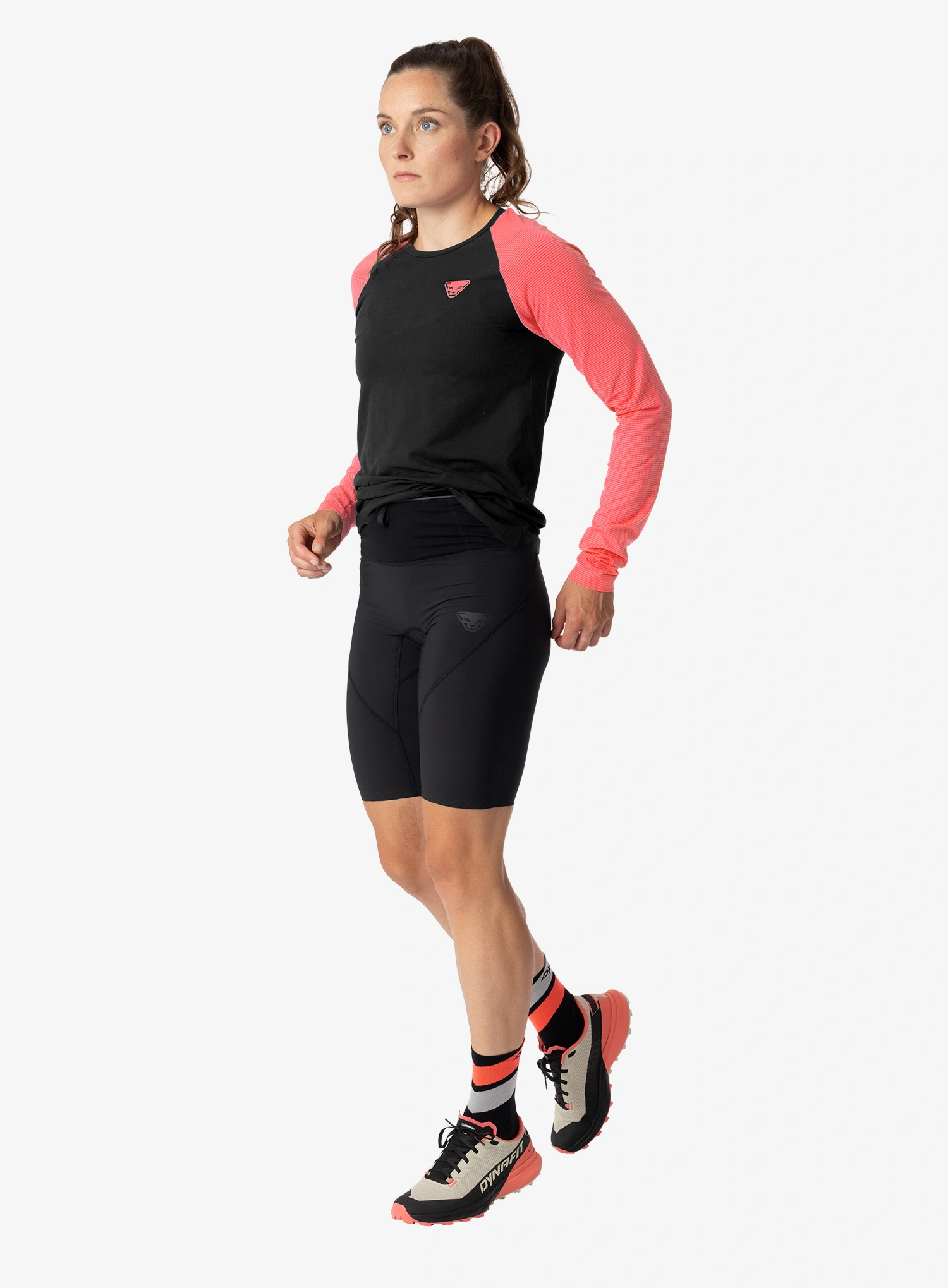 Ženske kratke hlače za trčanje Dynafit Ultra Short Tights - black out