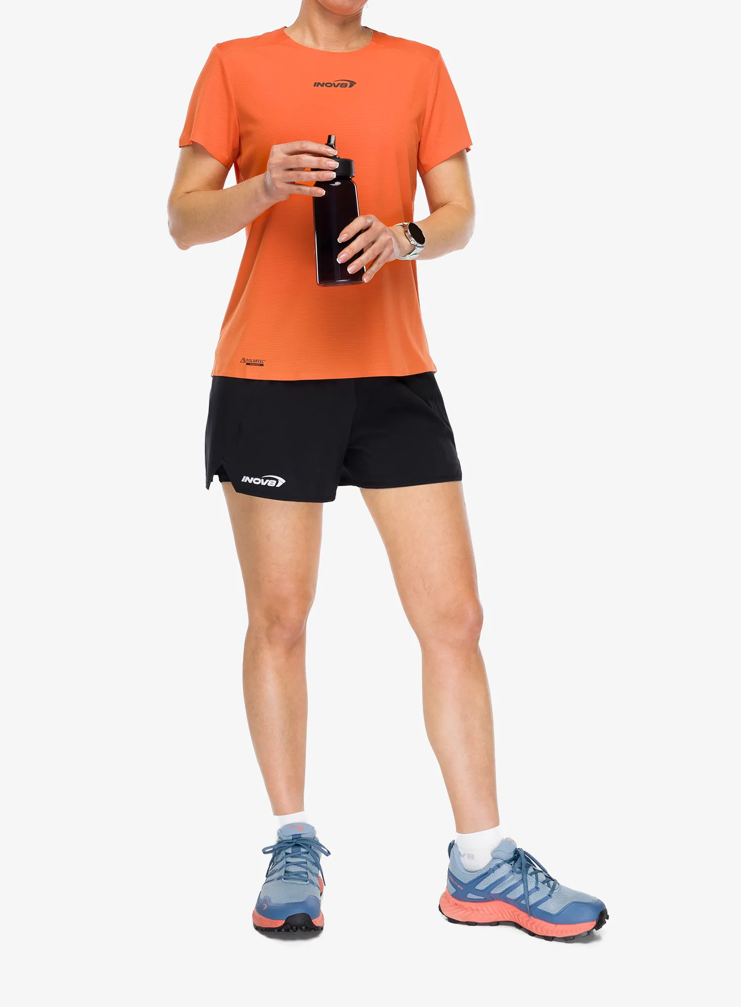 Ženske kratke hlače za trčanje Inov-8 Airlite 2in1 Short - black