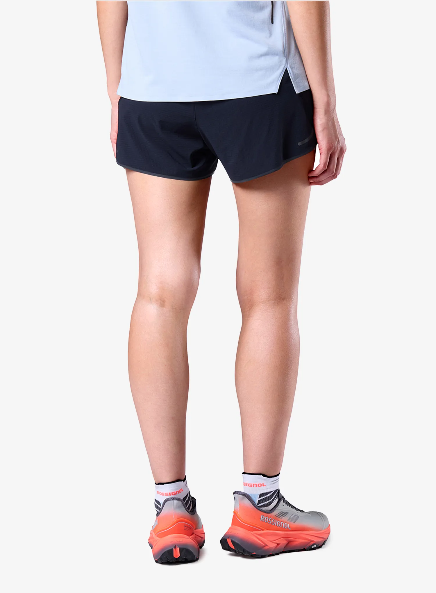 Ženske kratke hlače za trčanje Rossignol Sapa 2in1 Short 5in - black