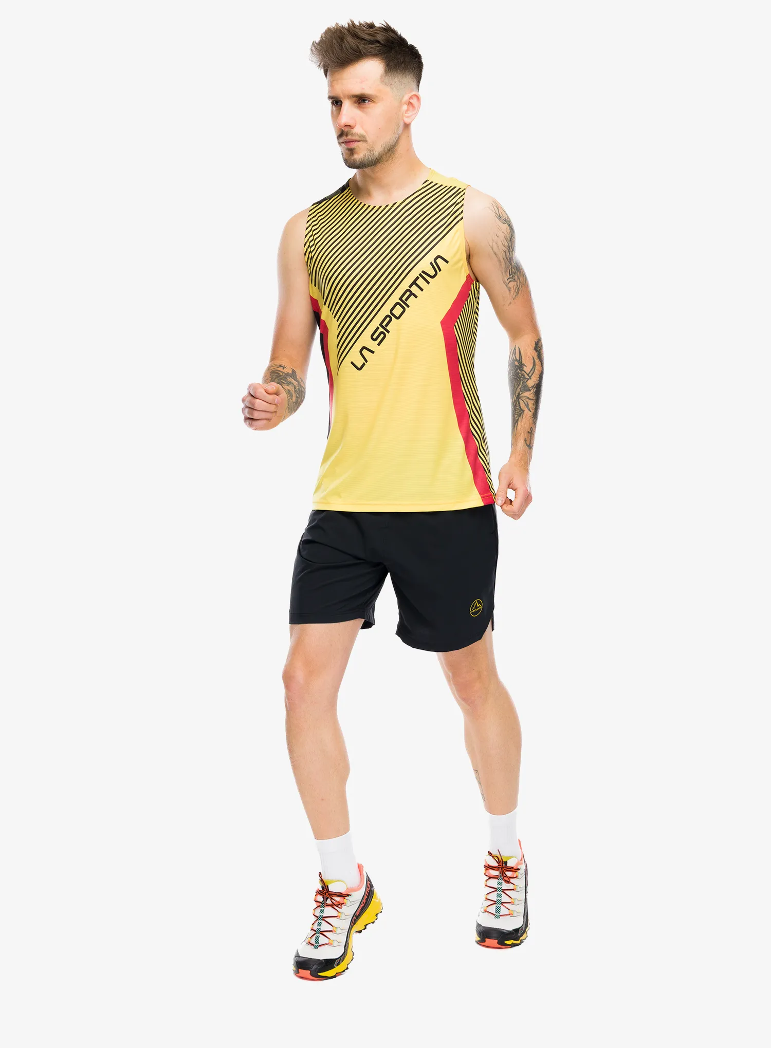 Kratke hlače za trčanje La Sportiva Pure 7in Short - black/yellow