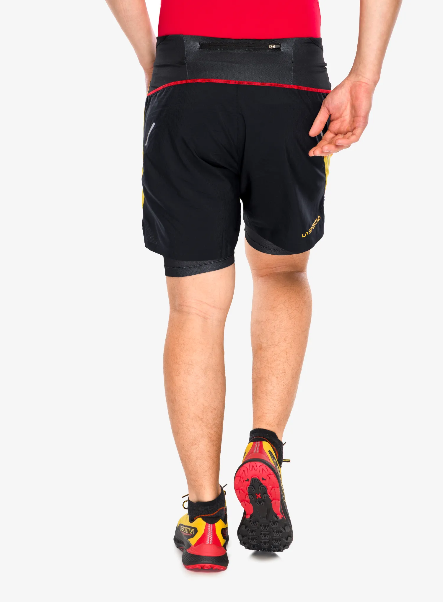 Kratke hlače za trčanje La Sportiva Ultra Distance Shorts - yellow/black