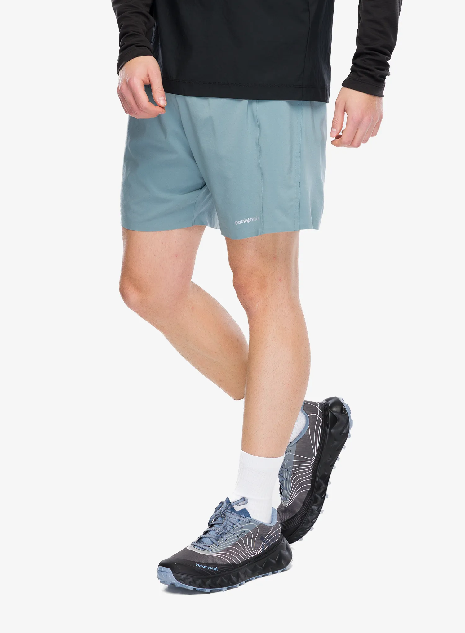 Kratke hlače za trčanje Patagonia Strider Pro Shorts 7 - blue sage