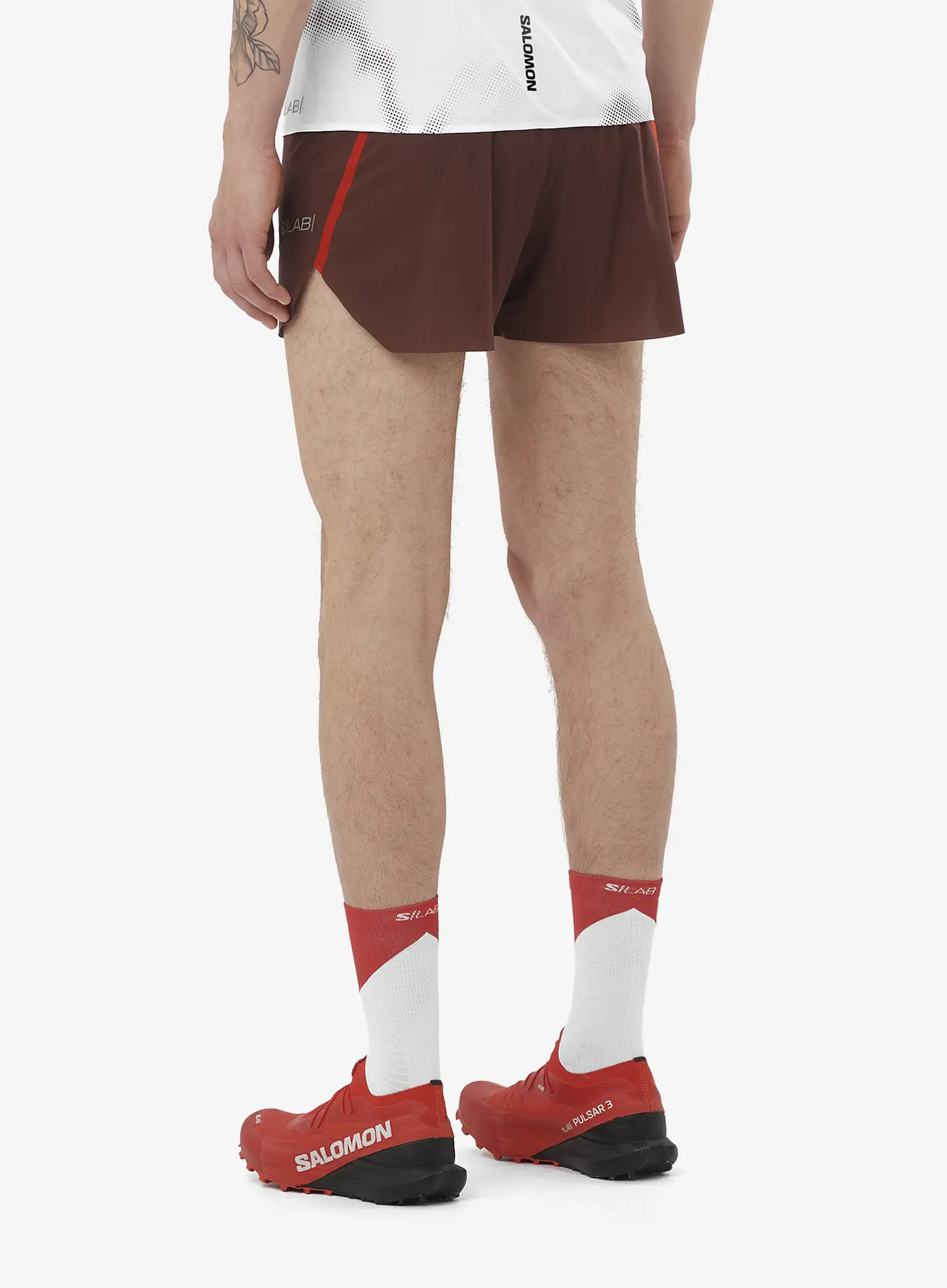 Kratke hlače za trčanje Salomon S/Lab Speed Spl 3 Shorts - decadent chocolate