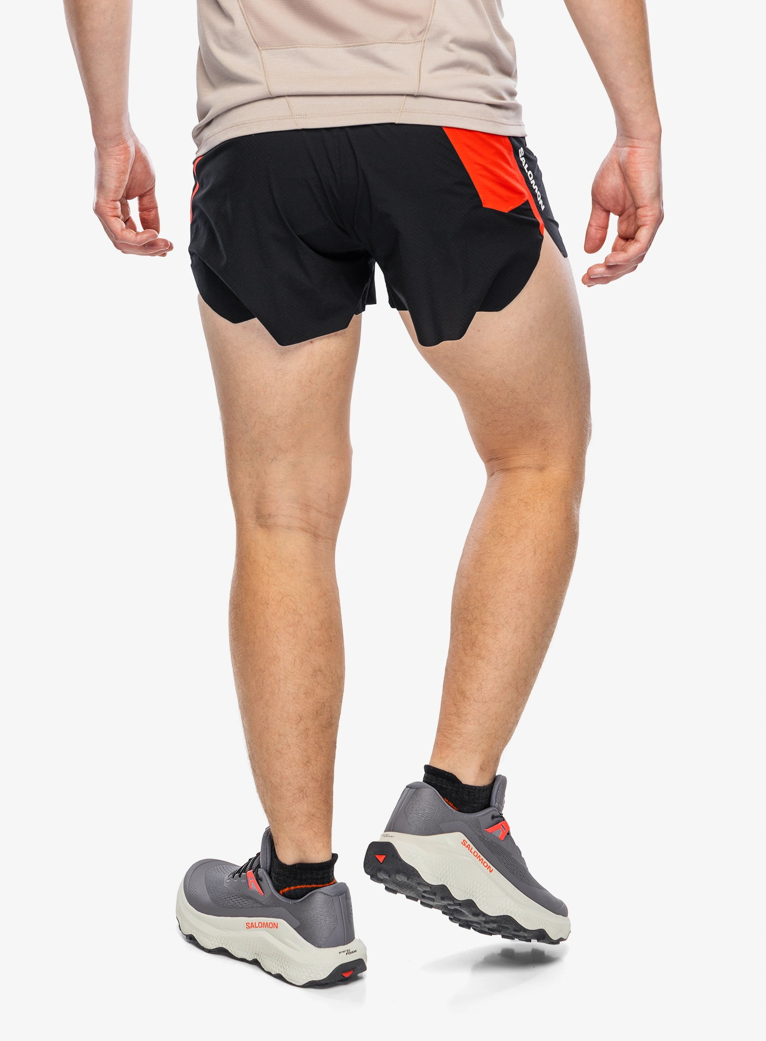Kratke hlače za trčanje Salomon S/Lab Speed Spl 3 Shorts - deep black/fire