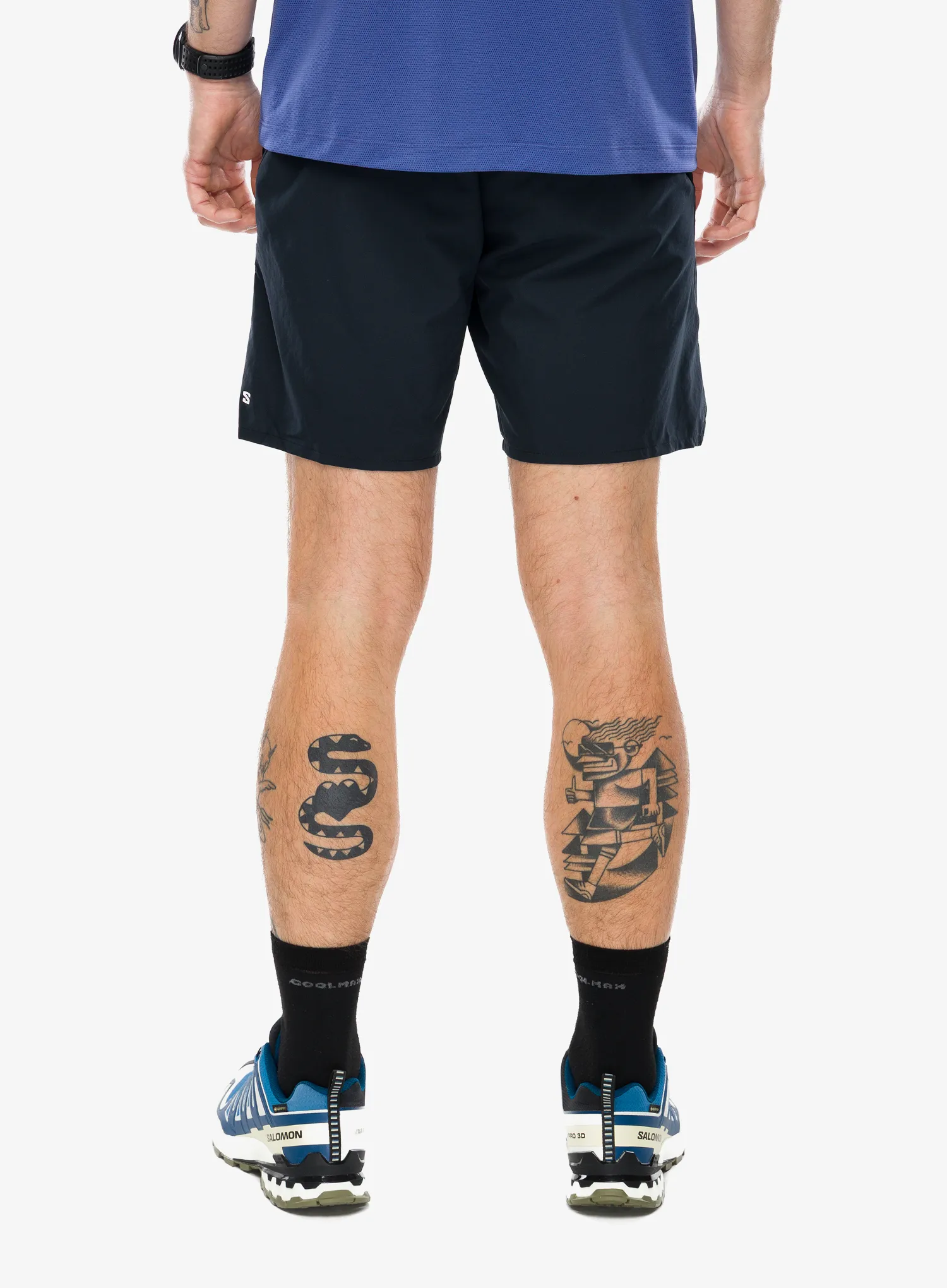 Kratke hlače za trčanje Salomon Shkout C 7 Shorts No L - deep black
