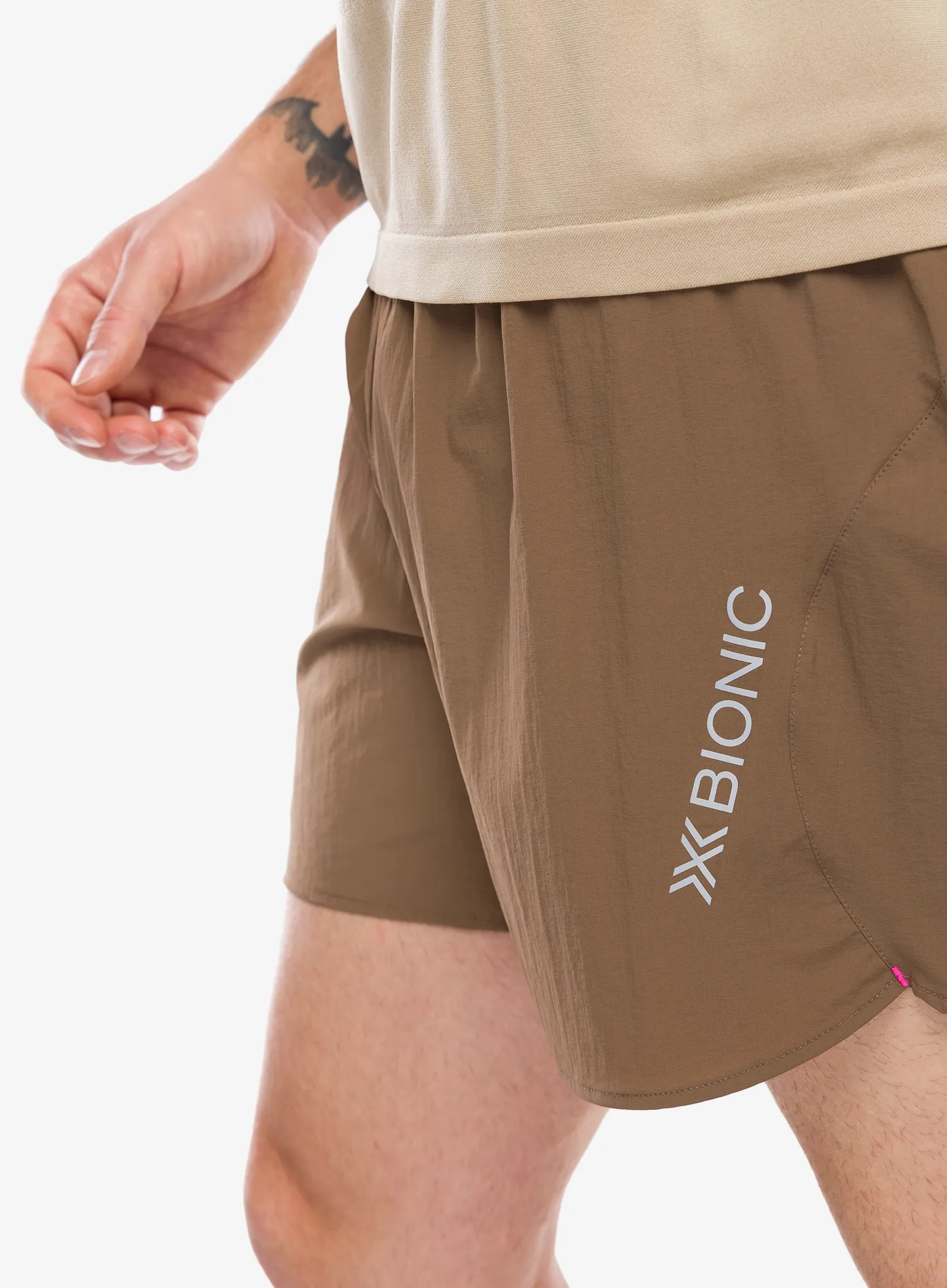 Kratke hlače za trčanje X-Bionic Corefusion Run Discover Shorts - dark sand
