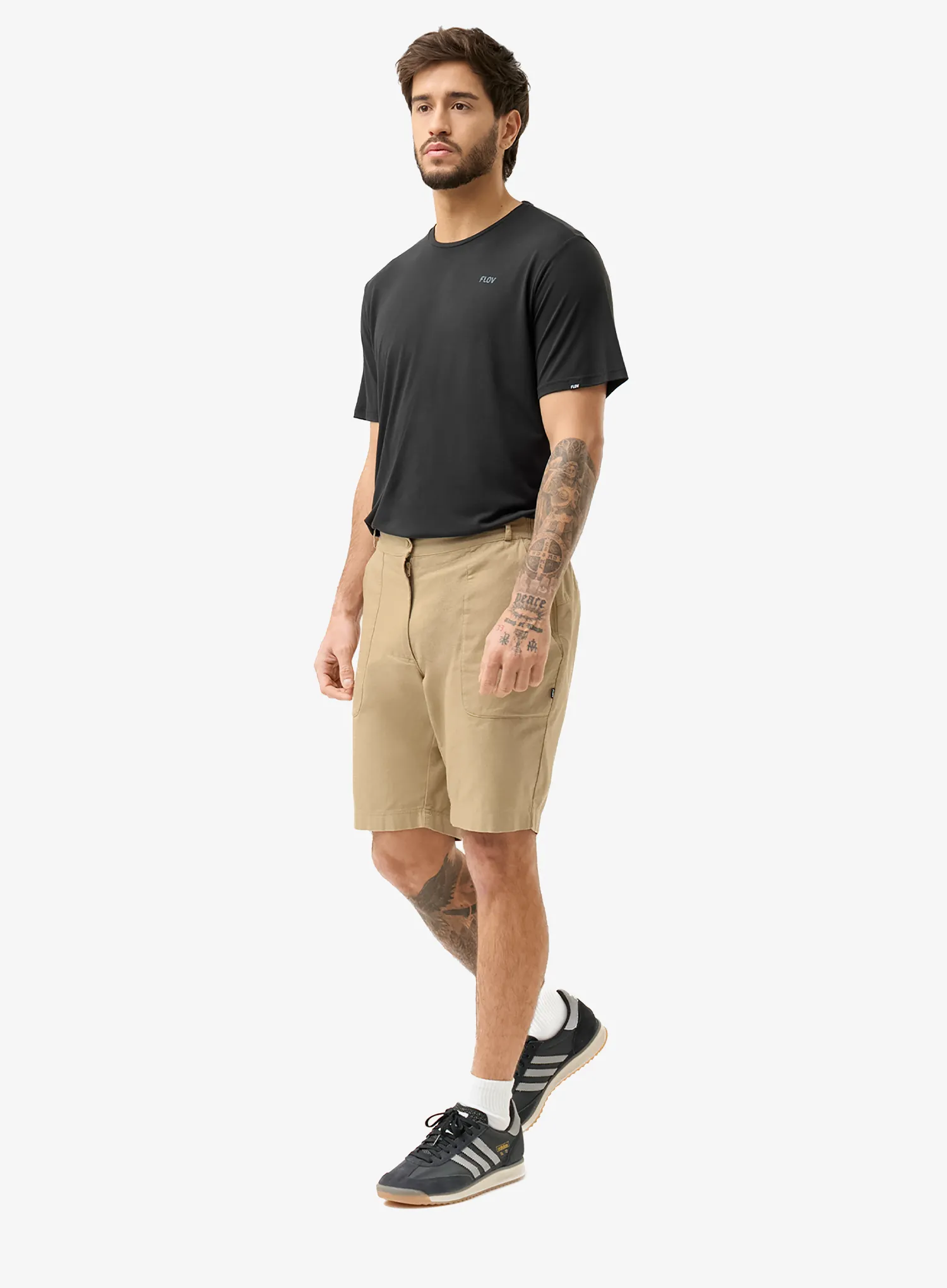 Muške kratke hlače Flov Banao Shorts - l. brown