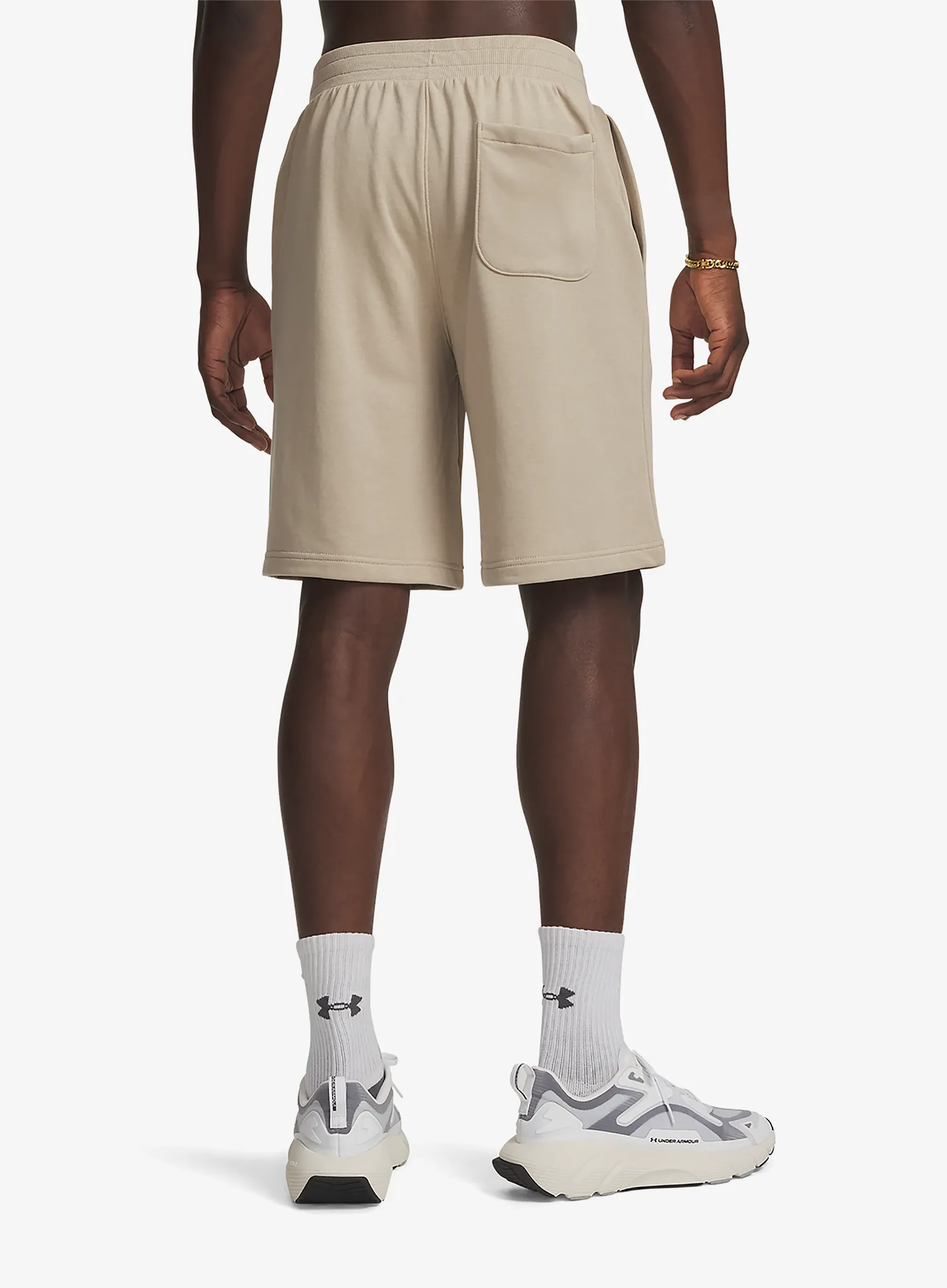 Muške kratke hlače Under Armour Rival LW Shorts - city khaki/black