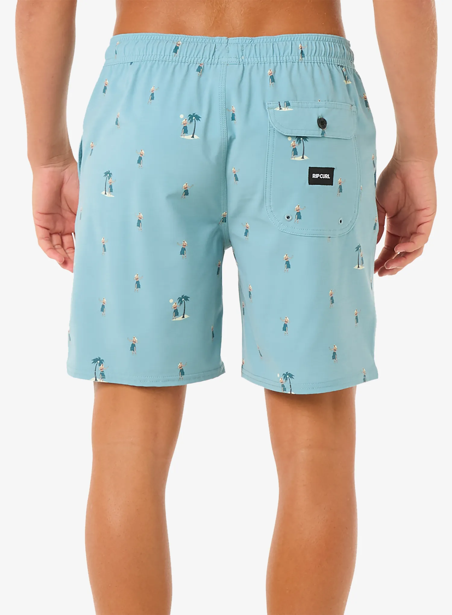 Kratke hlače Rip Curl Hula Breach Volley - blue lagoon