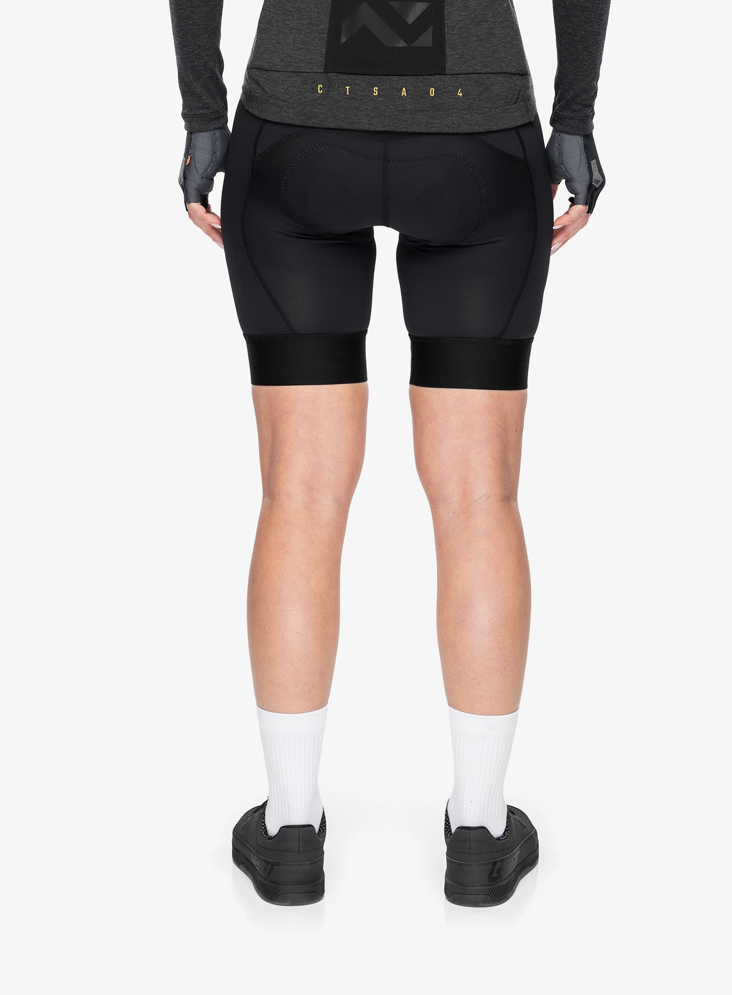 Ženske biciklističke kratke hlače s umetkom Leatt MTB Endurance 3.0 - black