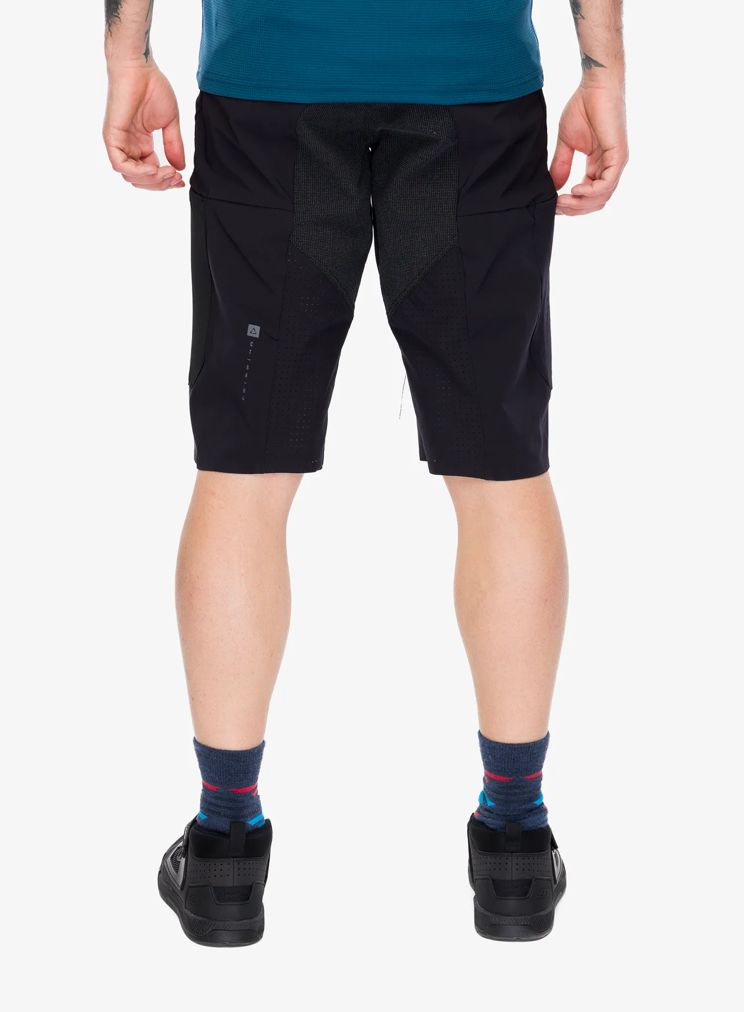 Biciklističke kratke hlače Leatt Shorts MTB Gravity 4.0 - ghost black