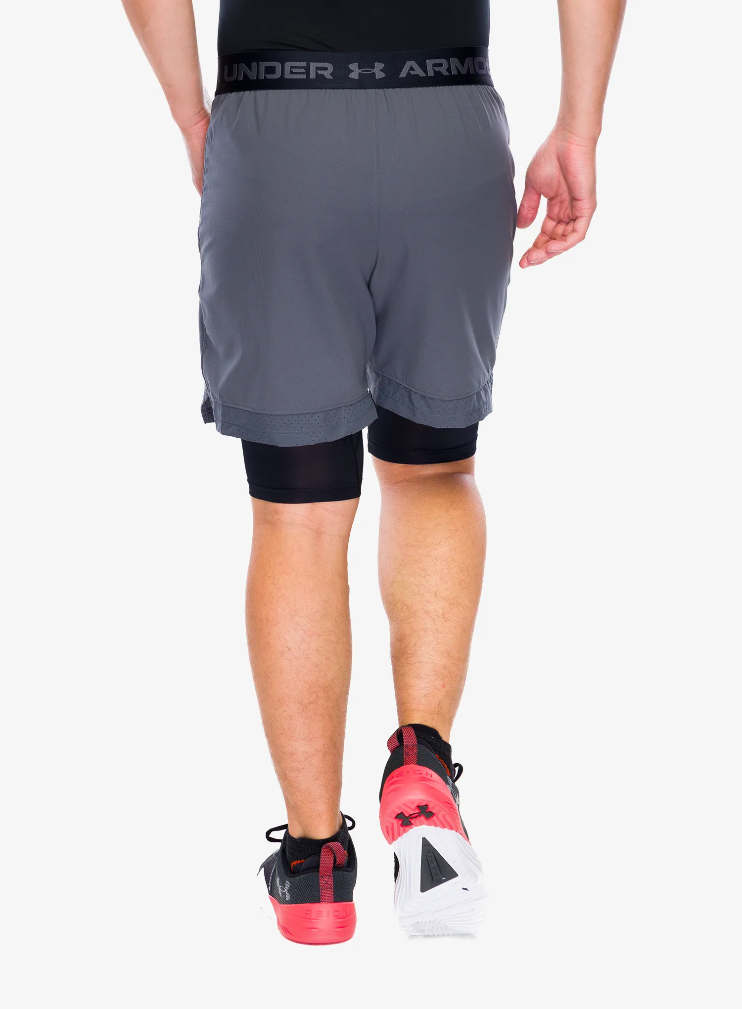 Kratke hlače za trening Under Armour UA Vanish Woven 2in1 Sts - castlerock/black/black