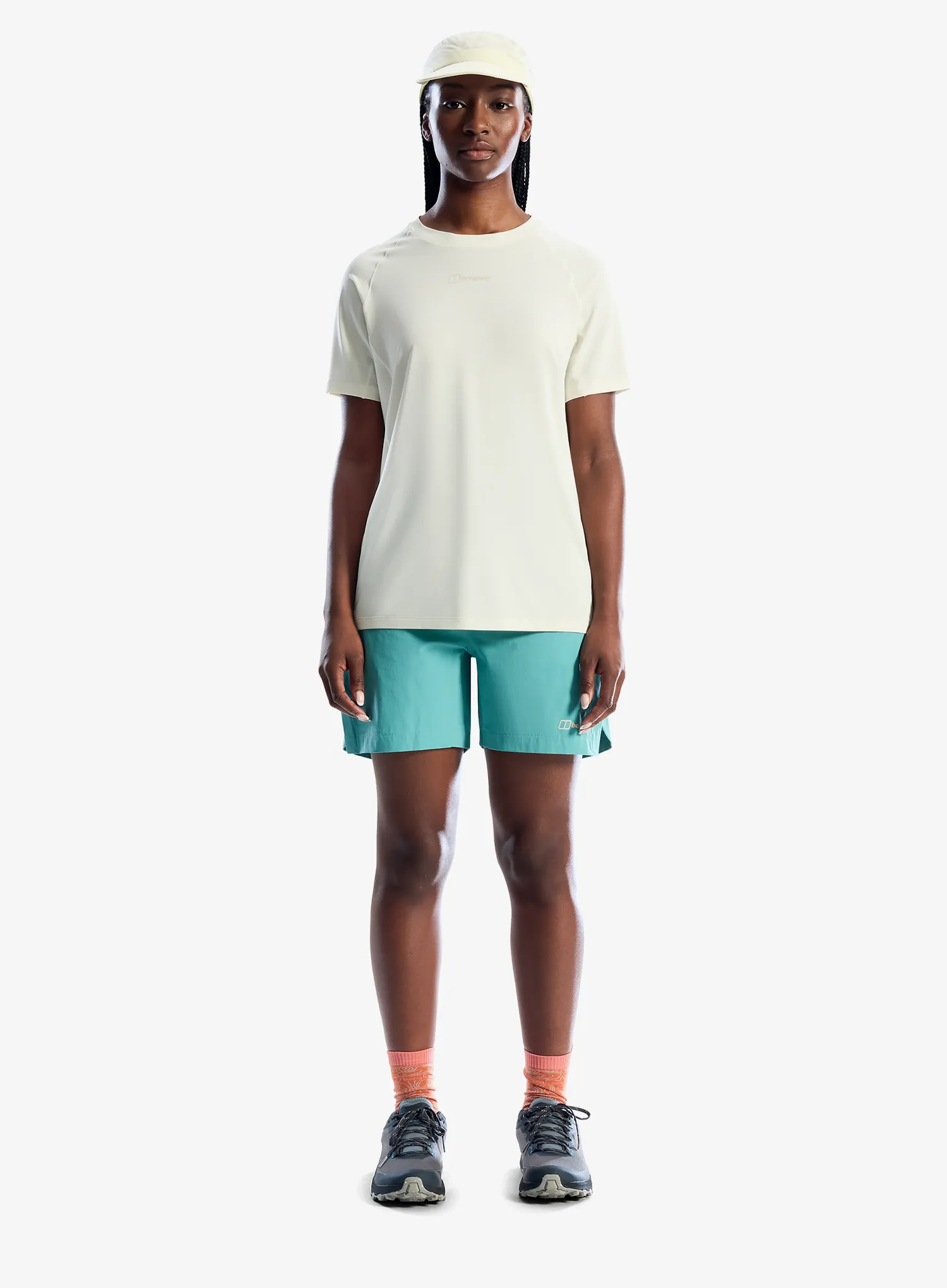 Ženske planinarske kratke hlače Berghaus Kinnivie Trail Short Af - calgary blue