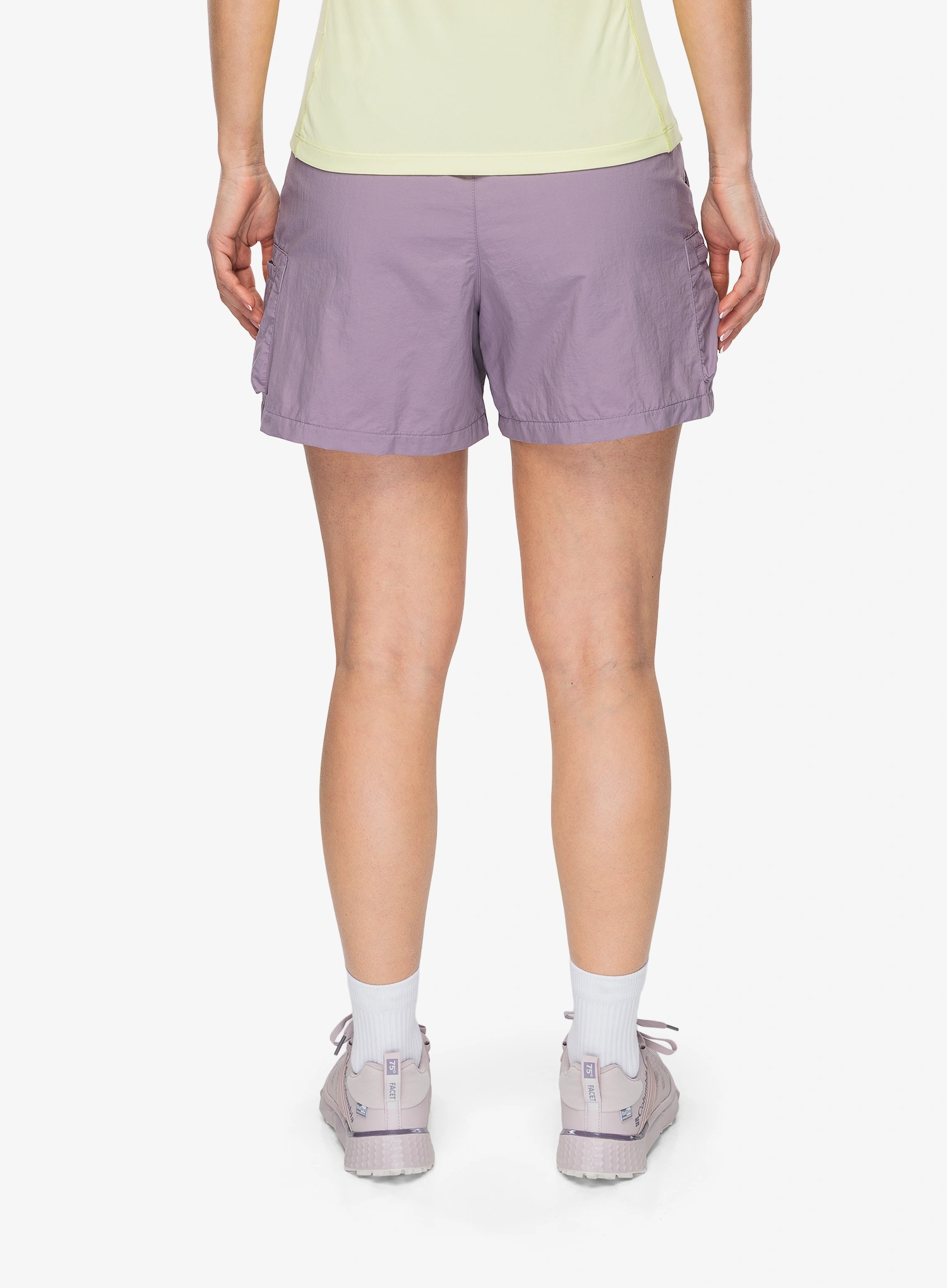 Ženske planinarske kratke hlače Columbia Sequoia Grove Woven Short - shale purple/lavender pearl