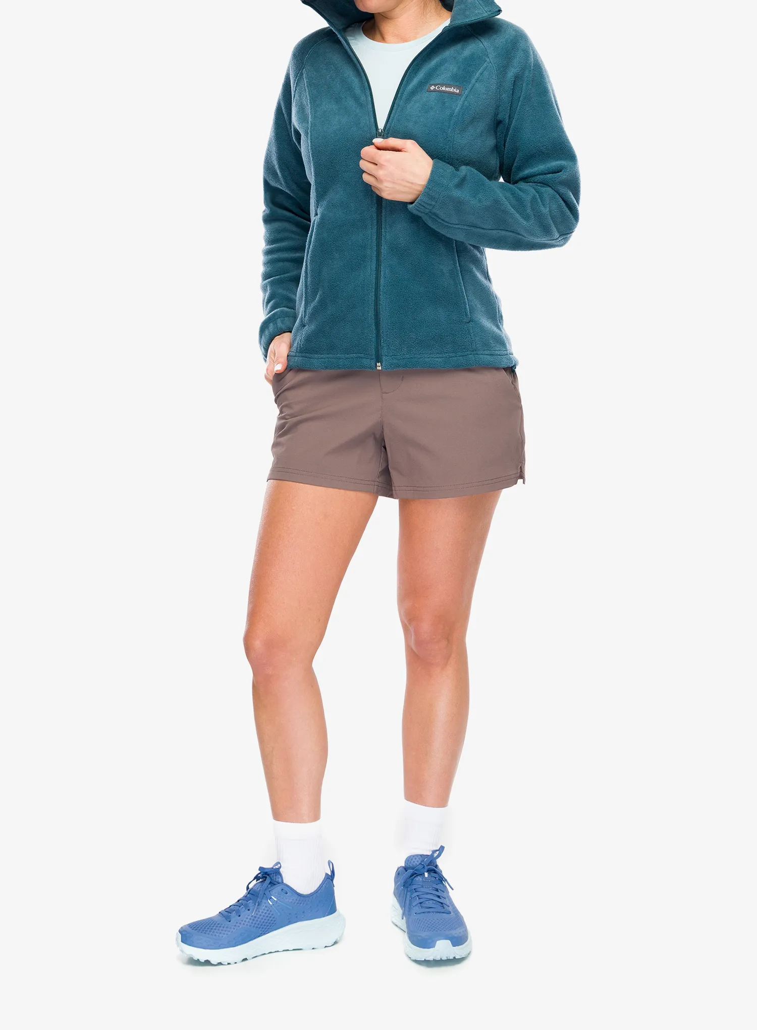 Ženske planinarske kratke hlače Columbia Shale Ridge Short - iron