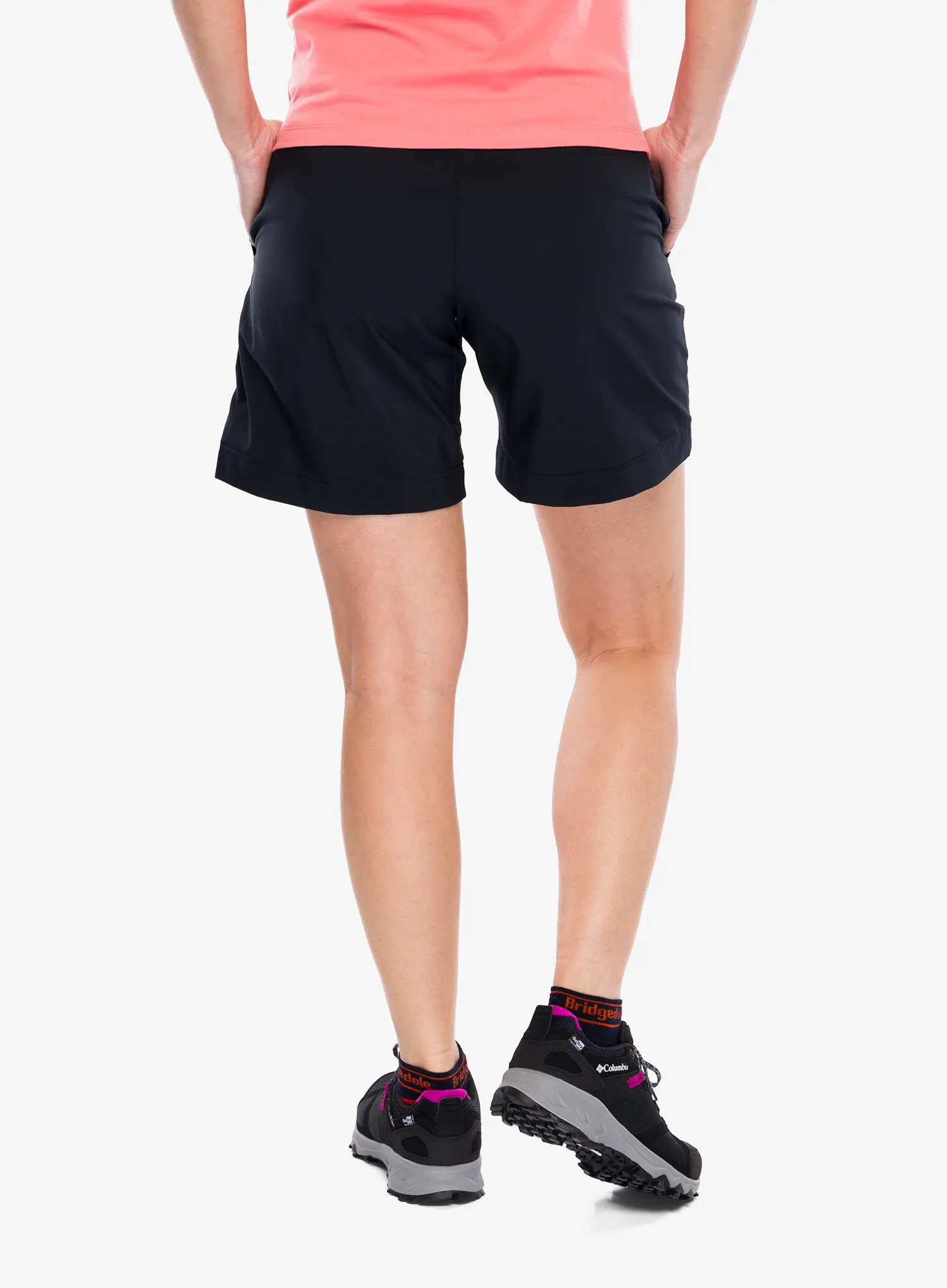 Ženske planinarske kratke hlače Columbia Silver Ridge Utility Short - black