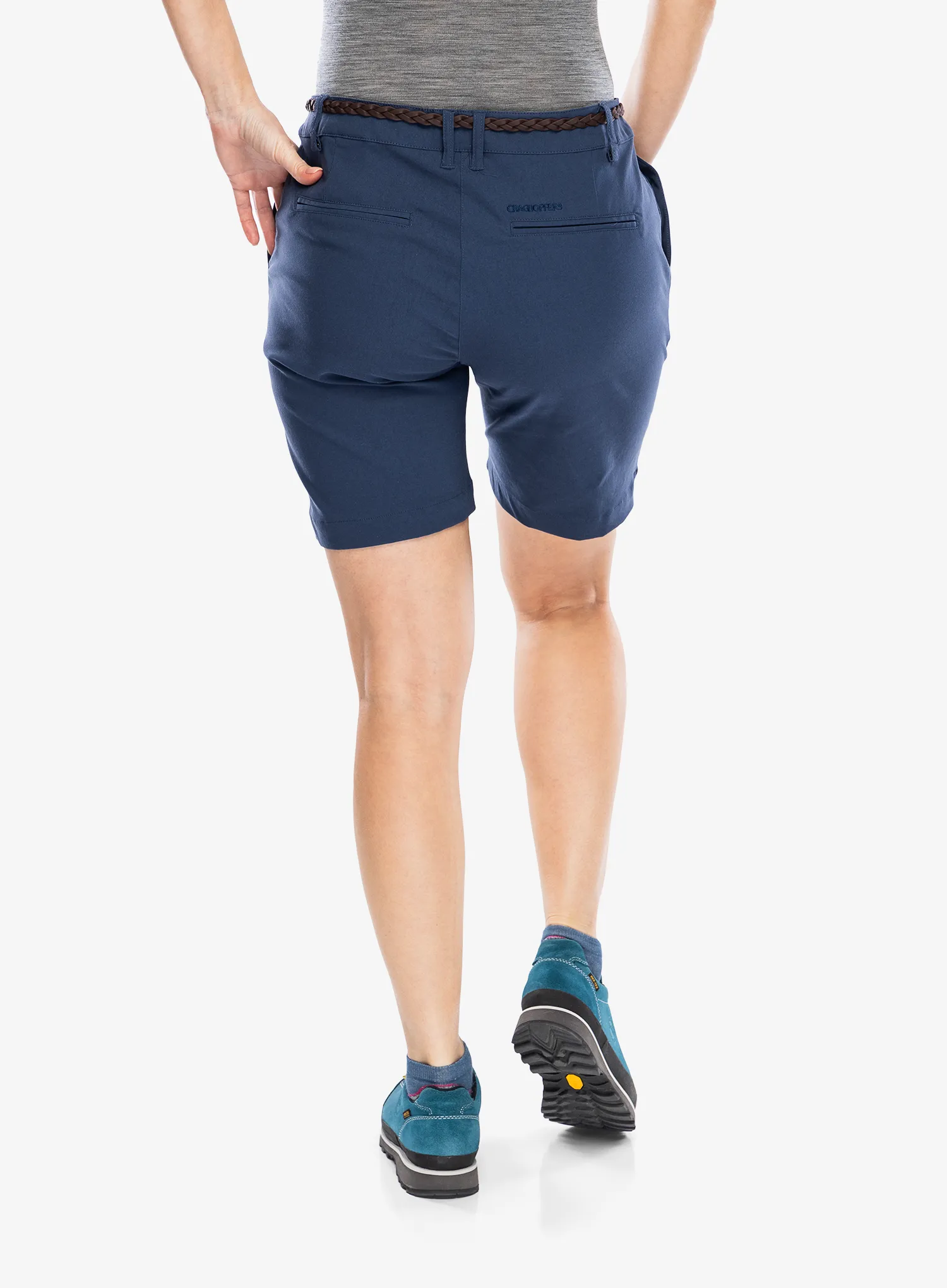 Ženske planinarske kratke hlače Craghoppers NosiLife Briar Short - soft navy