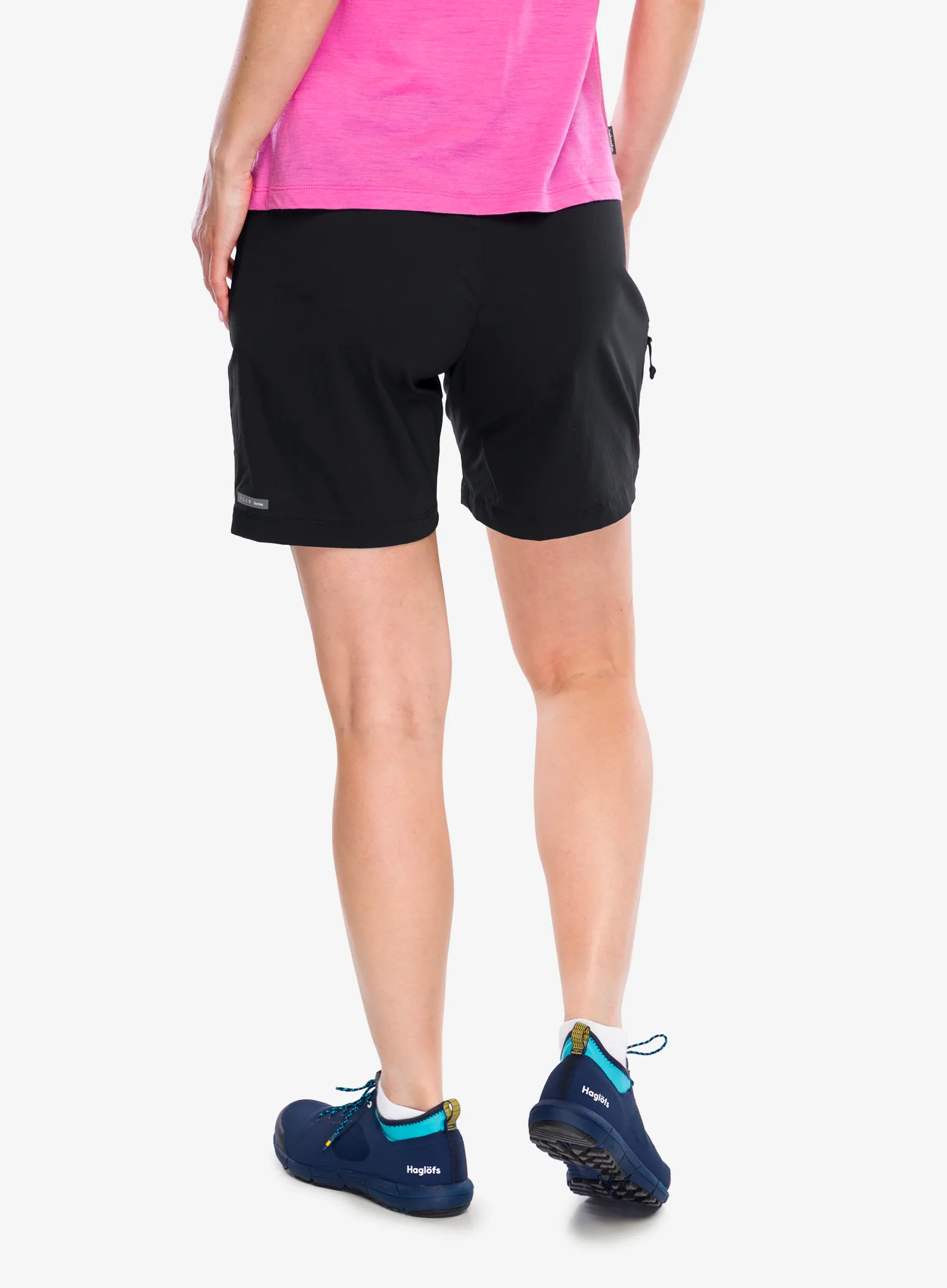 Ženske planinarske kratke hlače Haglofs L.I.M Fuse II Shorts - true black