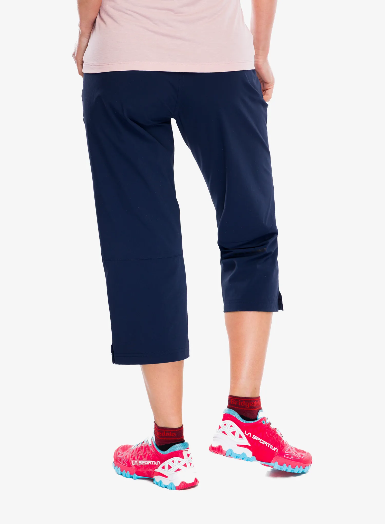 Ženske planinarske kratke hlače Mammut Hiking V Capri Pants - marine