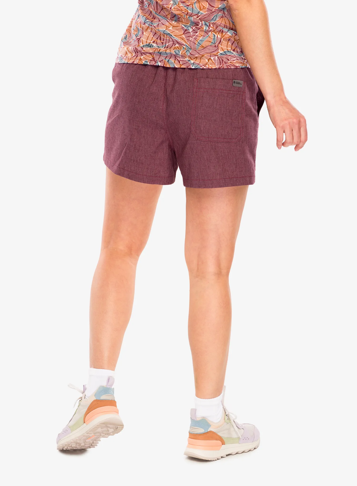 Ženske planinarske kratke hlače Royal Robbins Hempline Short - wild rhubarb