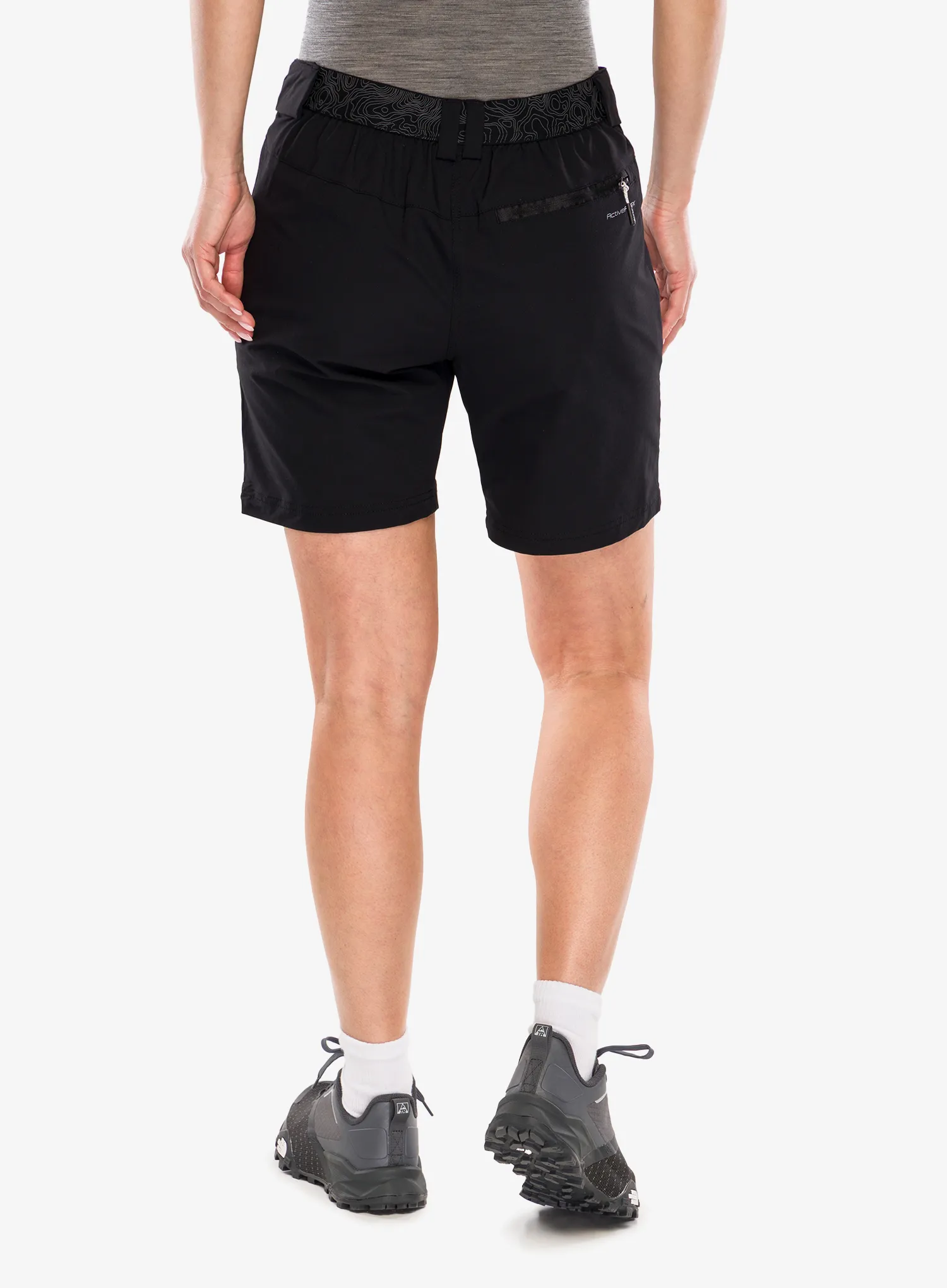 Ženske planinarske kratke hlače Viking Expander Shorts - black