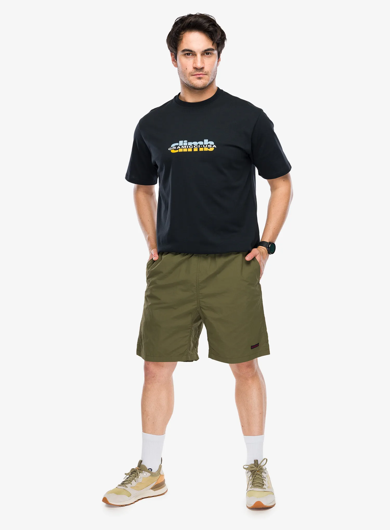 Muške kratke hlače Gramicci Nylon Packable G-Short - olive