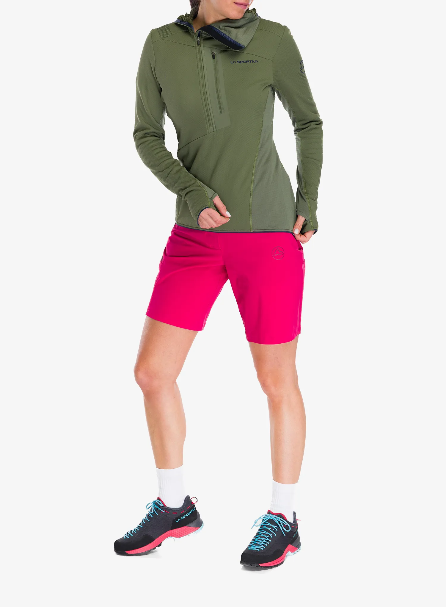 Muške kratke hlače La Sportiva Monument Shorts - azalea/redwood