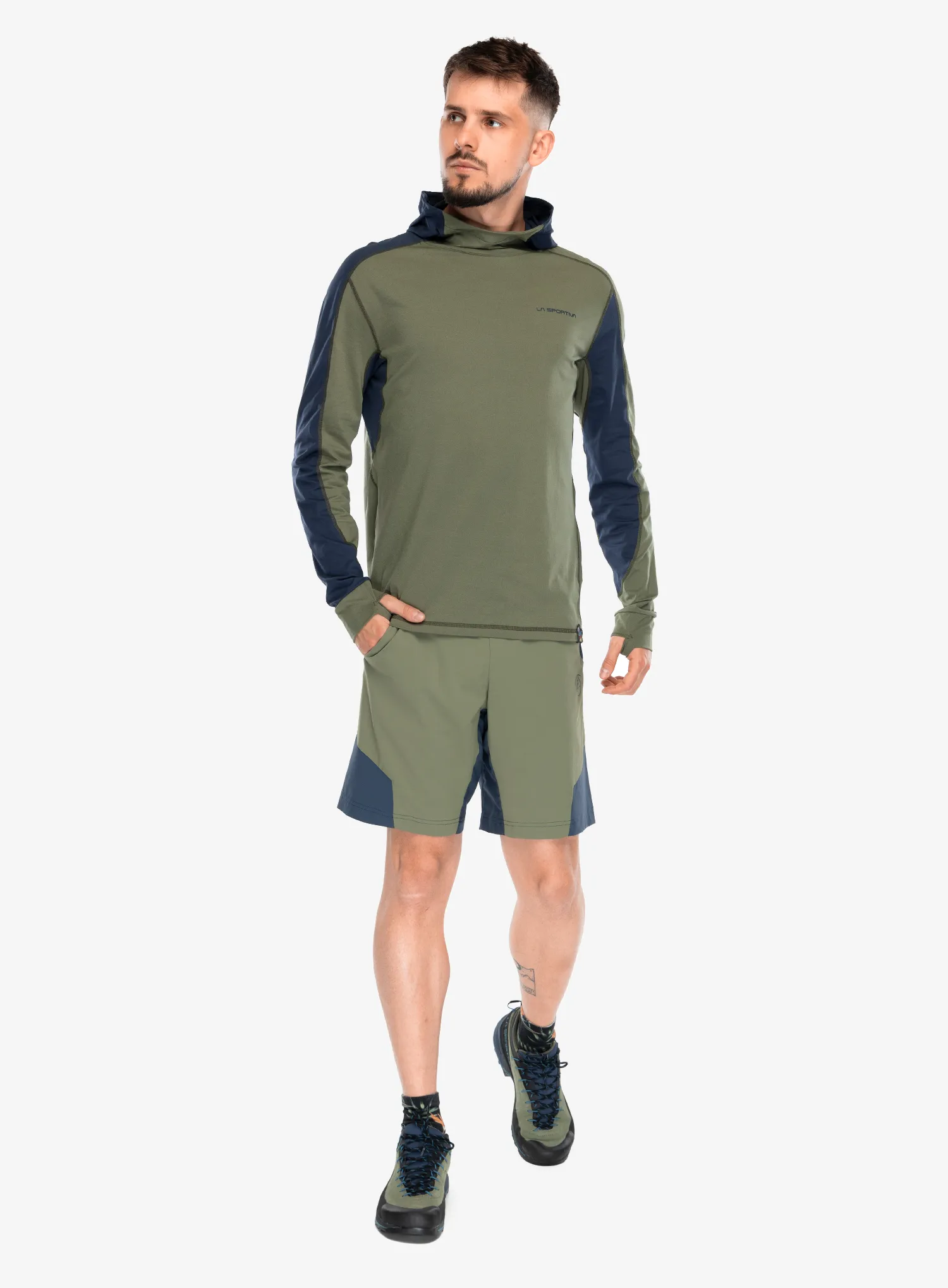 Muške kratke hlače La Sportiva Trail Guard Shorts - cypress/night sky