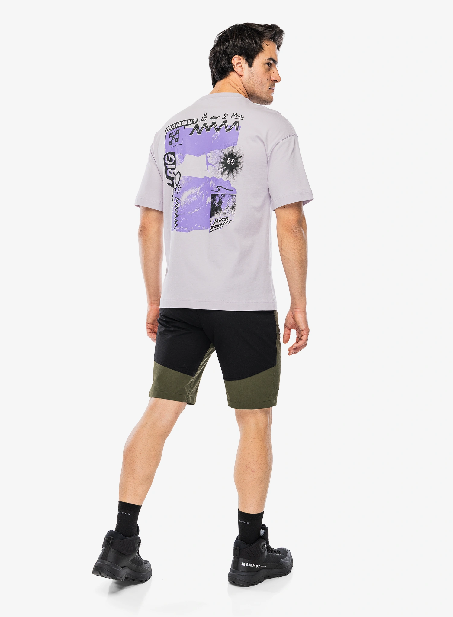 Muške kratke hlače Mammut Zinal Hybrid Shorts - dark marsh/black