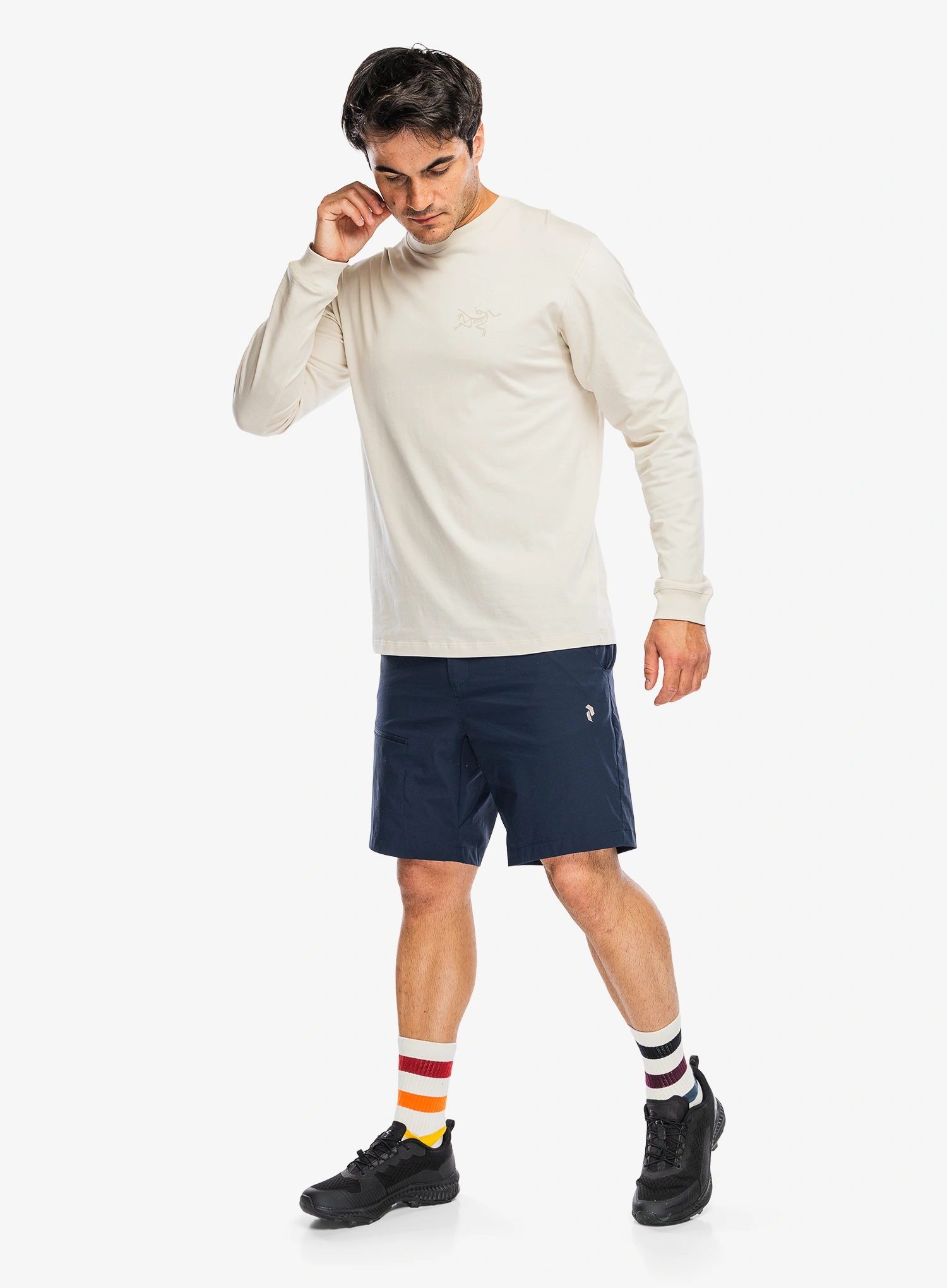Muške kratke hlače Peak Performance Iconiq Shorts - blue shadow
