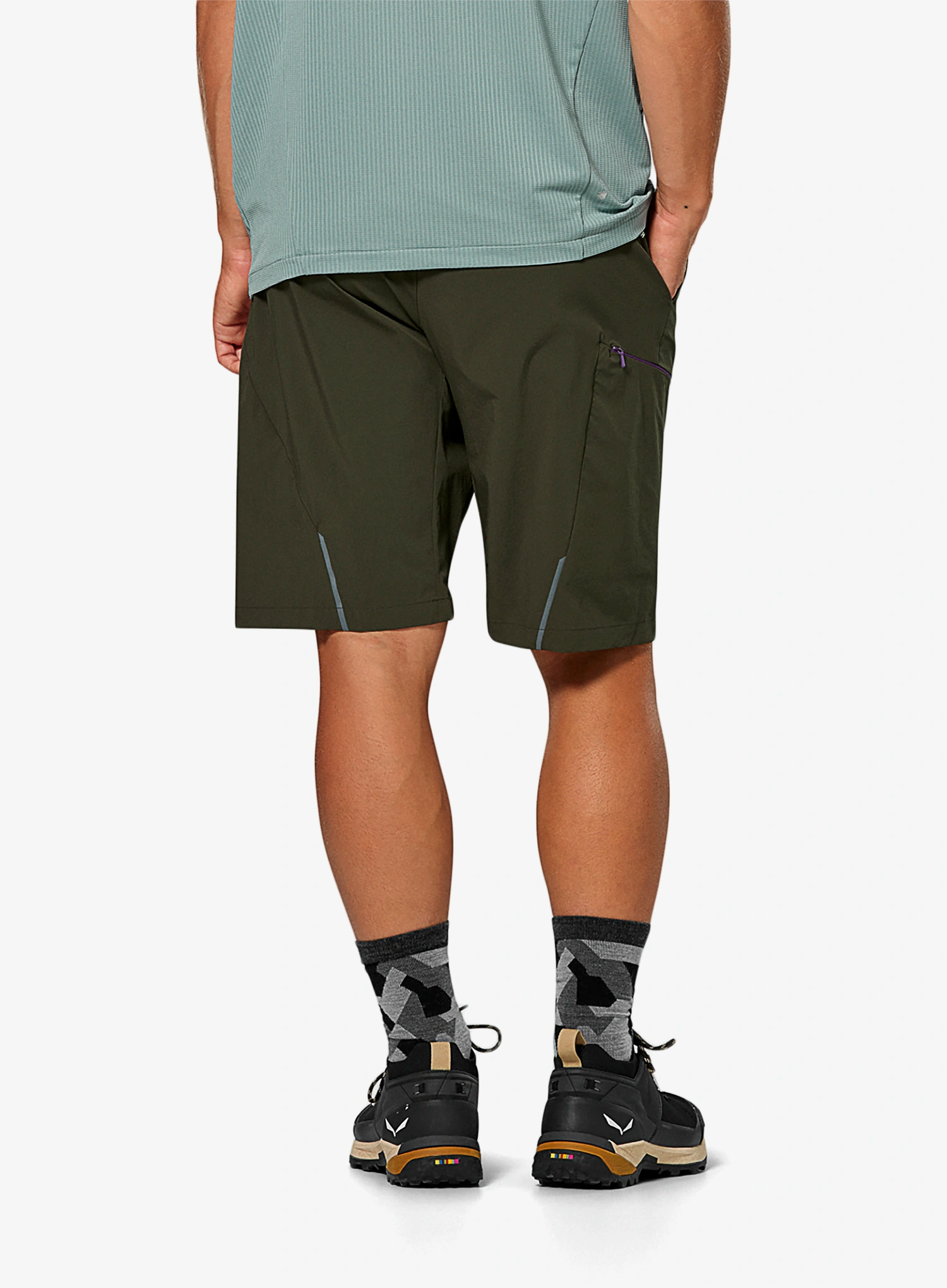 Muške kratke hlače Salewa Pedroc 4 Dst Cargo Short - dark olive