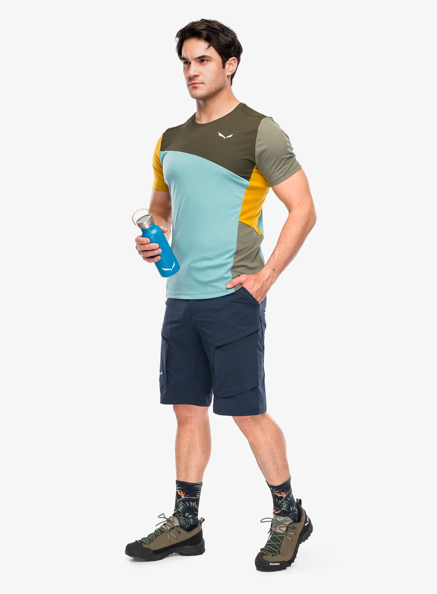 Muške kratke hlače Salewa Puez DST Cargo Shorts - blueberry