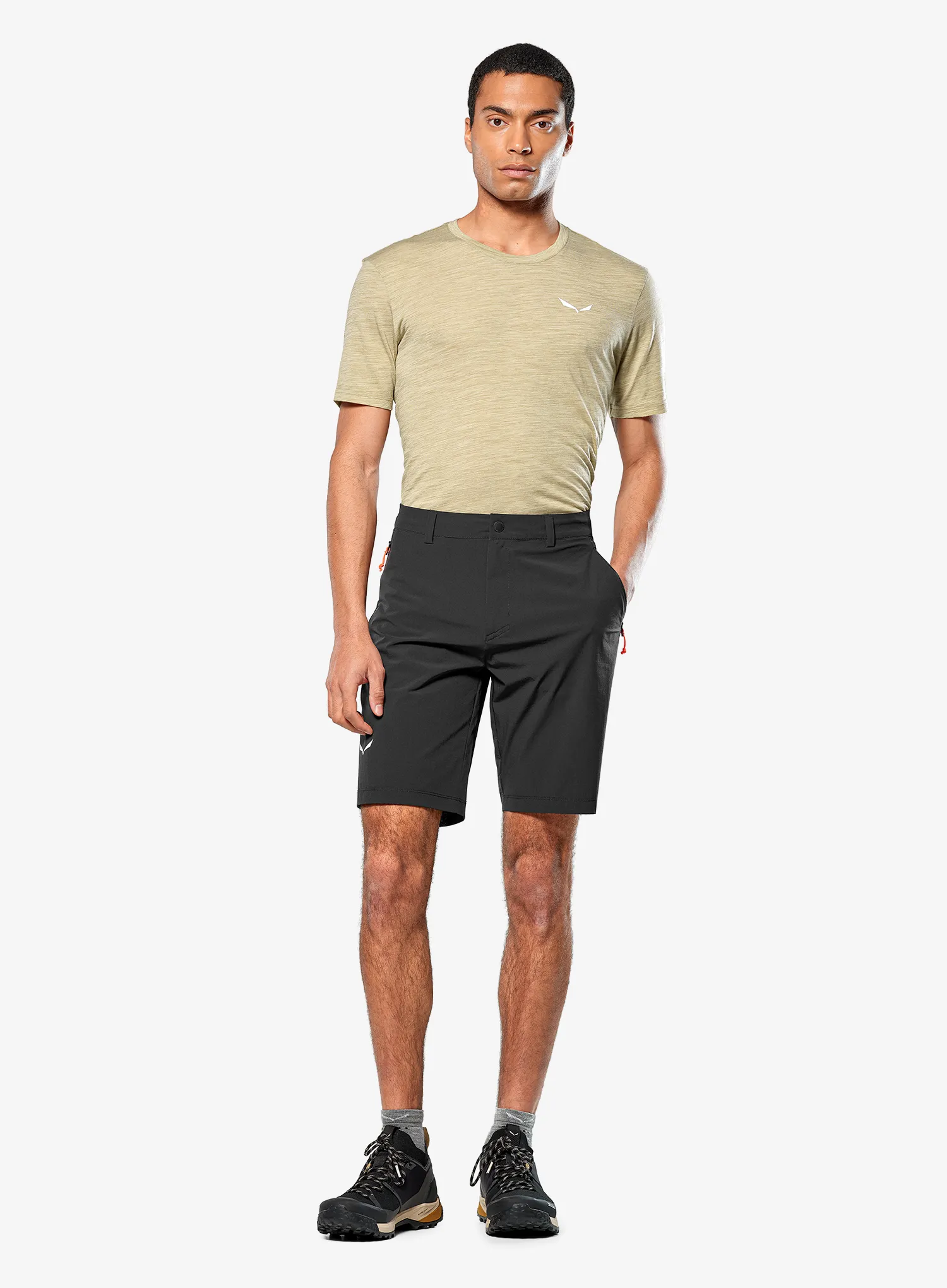 Muške kratke hlače Salewa Puez Talveno DST Shorts - black out