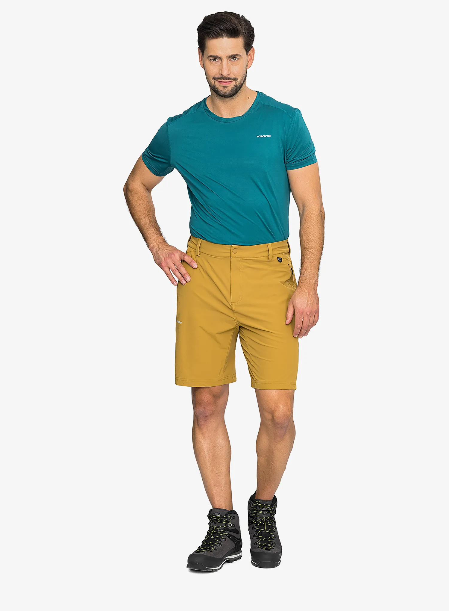 Muške kratke hlače Viking Expander Shorts - light brown