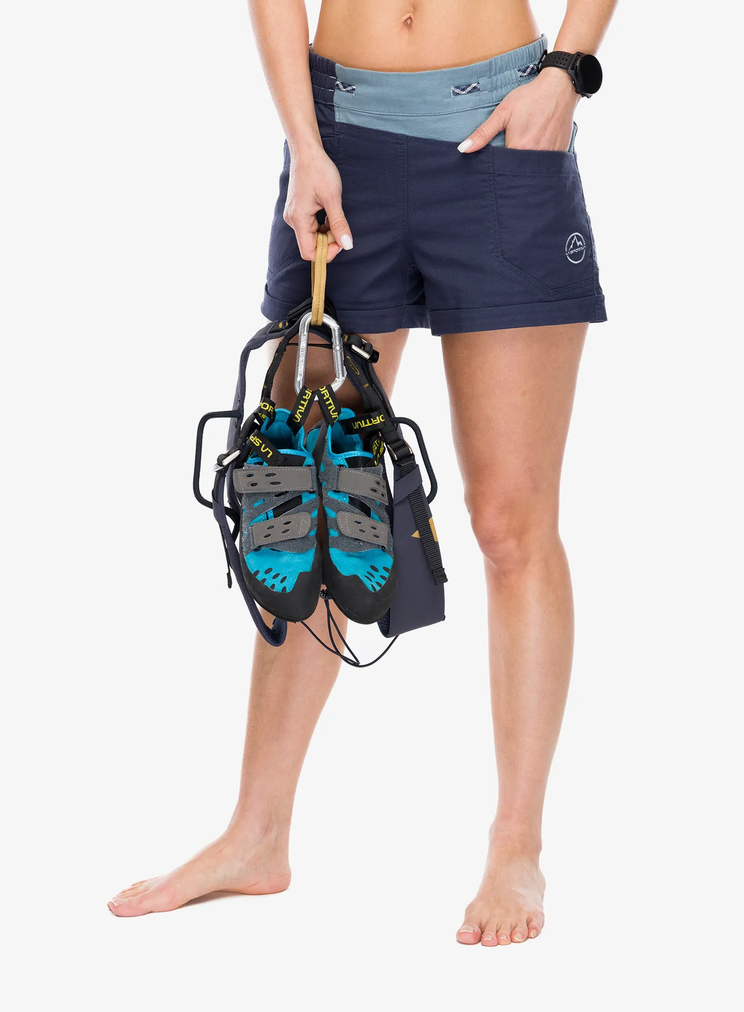 Ženske penjačke kratke hlače La Sportiva Bolt Short - night sky/limestone