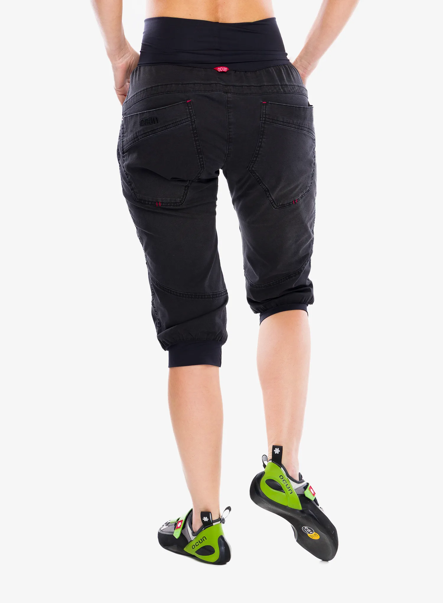 Ženske penjačke kratke hlače Ocun Noya Jeans Organic Shorts - black