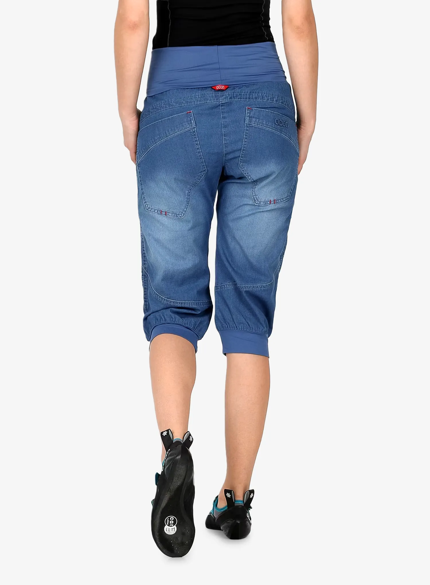 Ženske penjačke kratke hlače Ocun Noya Short Jeans - middle blue