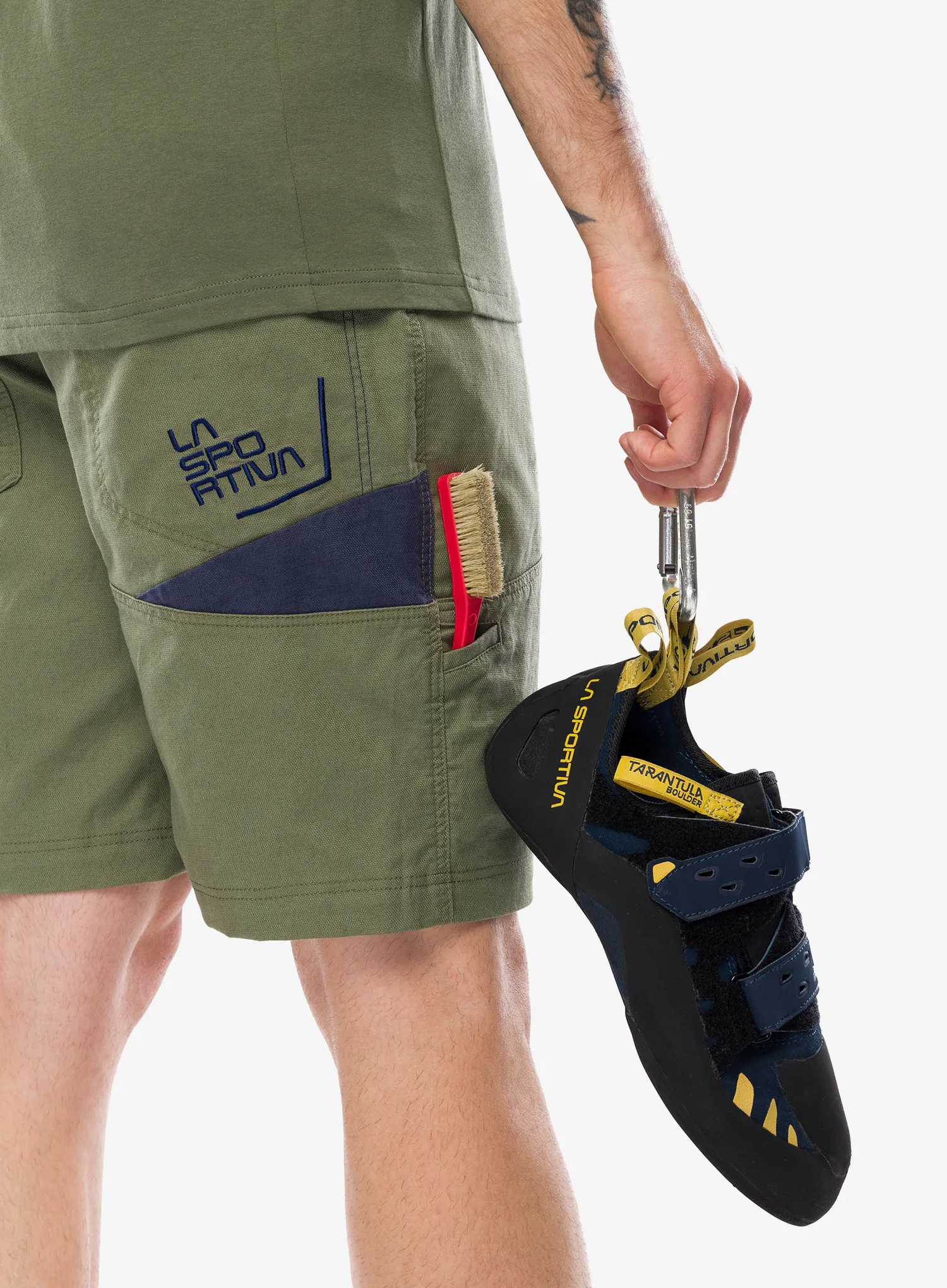 Penjačke kratke hlače La Sportiva Bolt Short - cypress/night sky