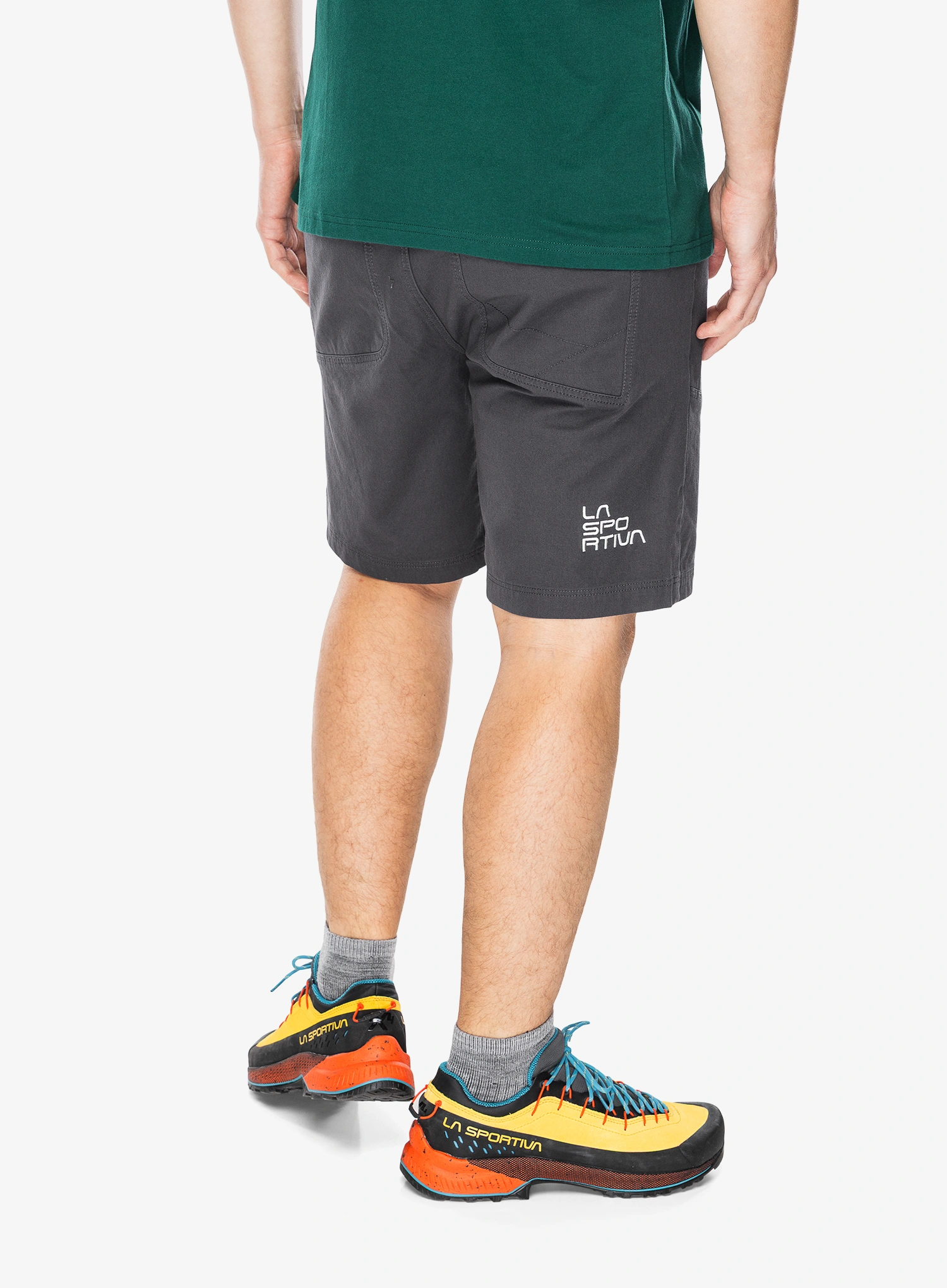 Penjačke kratke hlače La Sportiva Flatanger Short - onyx/chalk