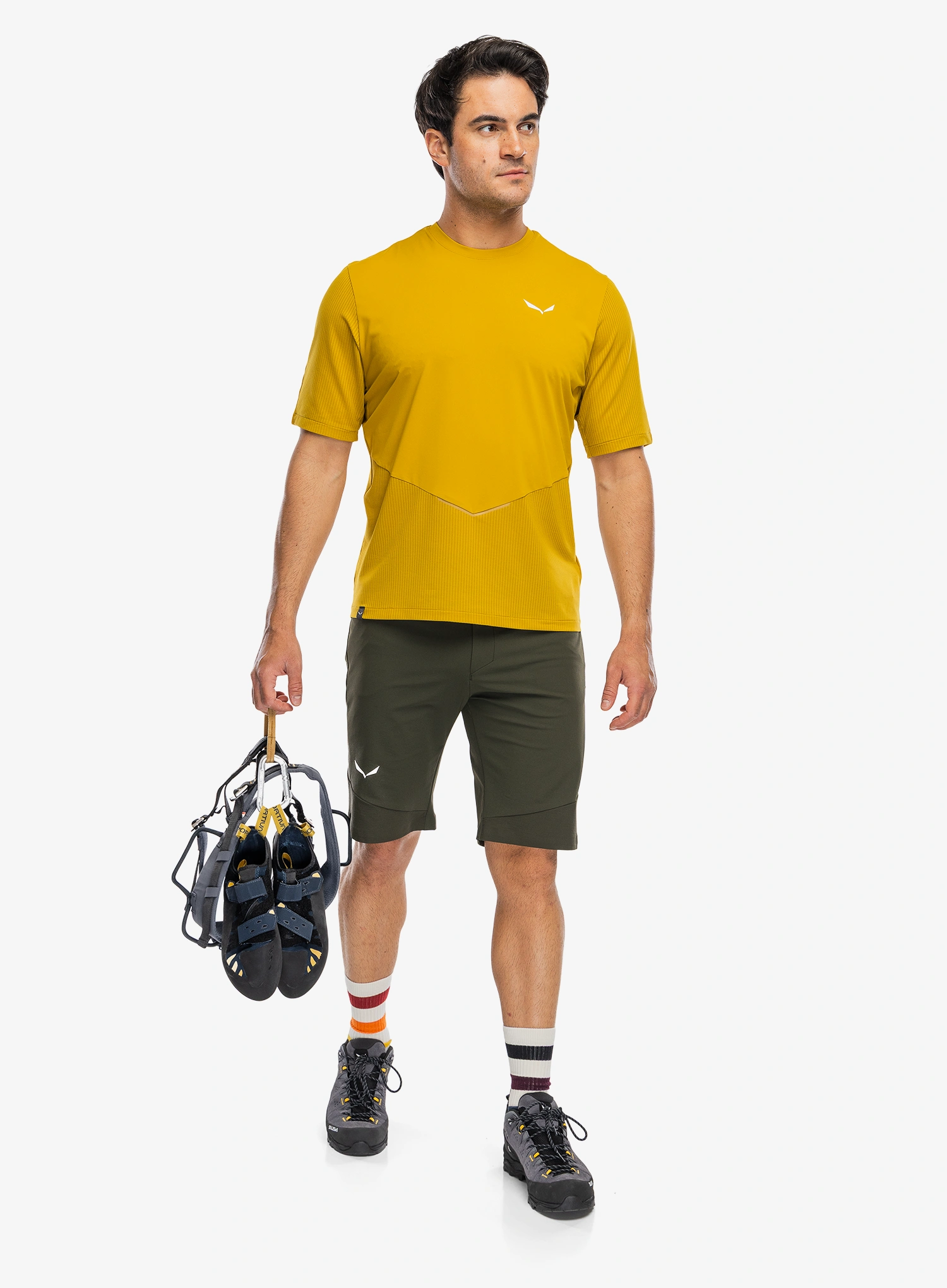 Penjačke kratke hlače Salewa Agner Dst Shorts - dark olive