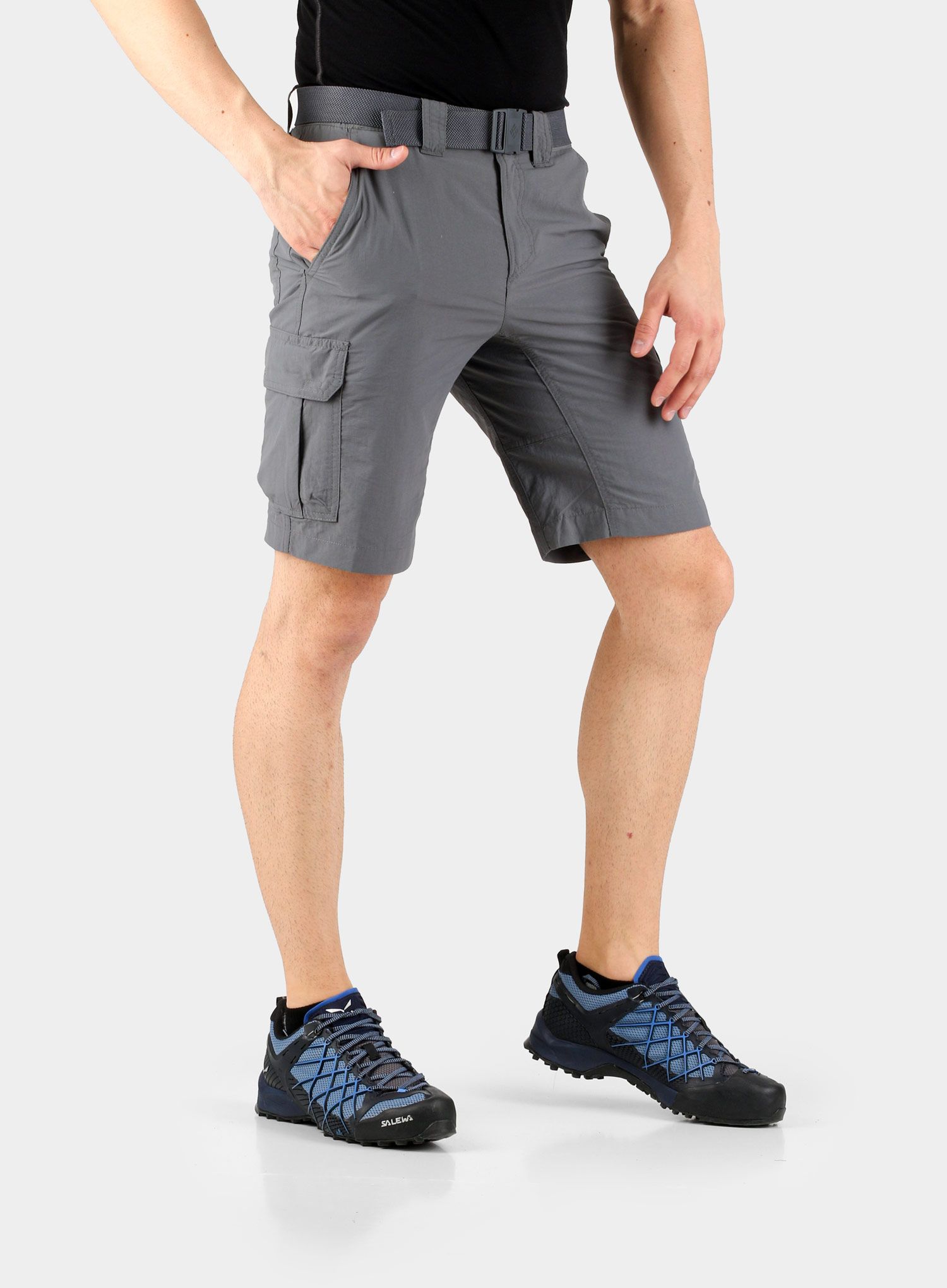 Muške kratke hlače Columbia Silver Ridge II Cargo Short - city grey