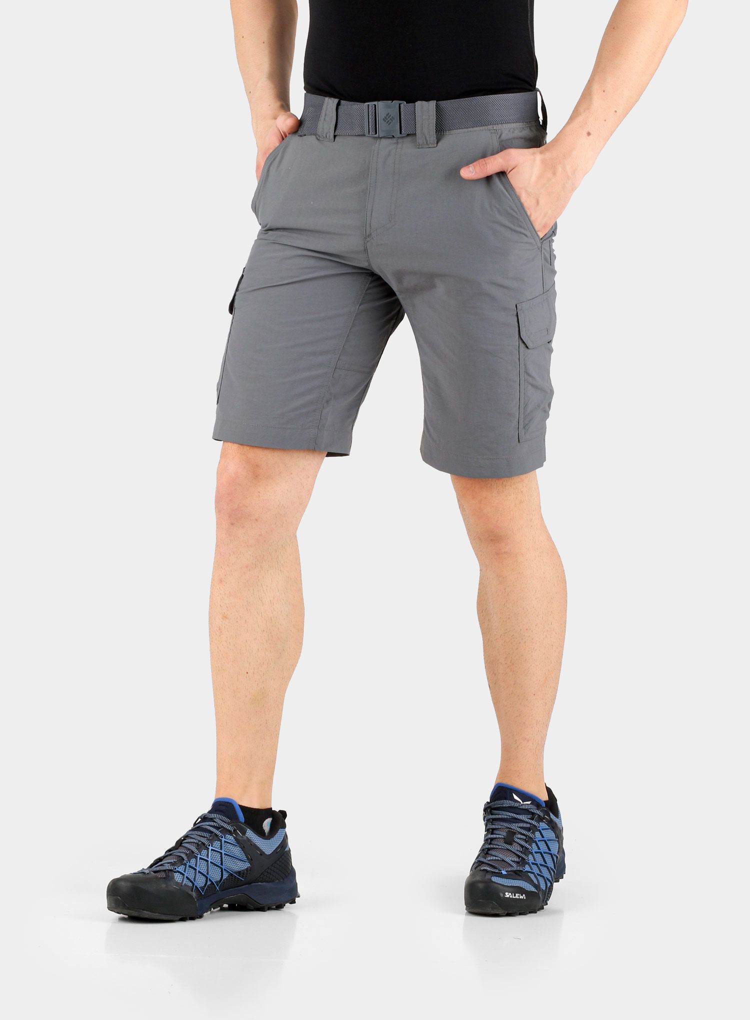Muške kratke hlače Columbia Silver Ridge II Cargo Short - city grey